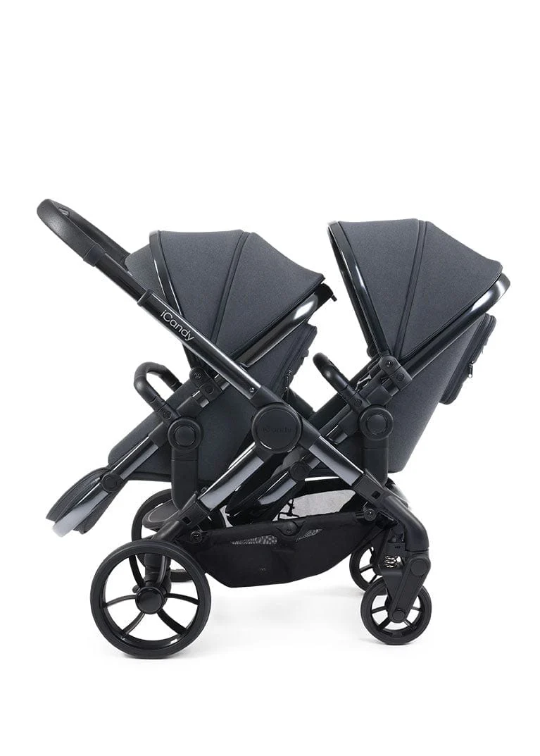 iCandy Peach 7 Double Pushchair - Phantom / Truffle - Image 3