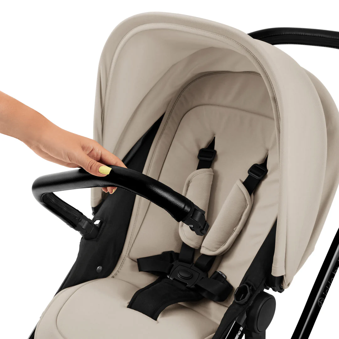 IcIckle Bubba Stomp Luxe 12 Piece Travel System with i-Size Cirrus Car Seat & ISOFIX Base -  Black / Stone / Black - Image 10