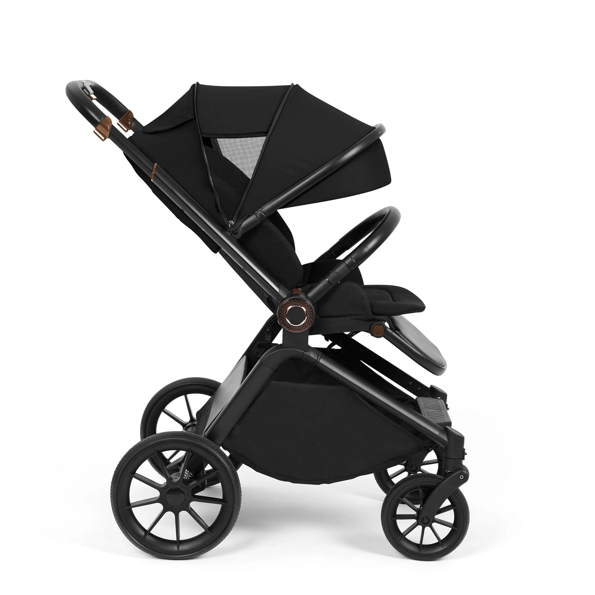 Ickle Bubba Altima 12 Piece Travel System with i-Size Nimbus Car Seat & Spin ISOFIX Base - Black - Image 6