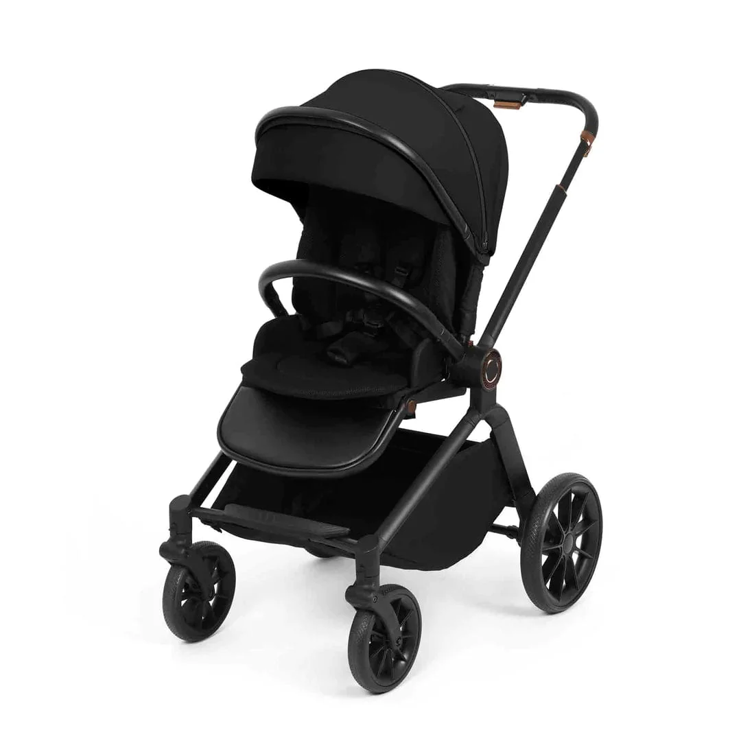 Ickle Bubba Altima 2 in 1 Pushchair & Carrycot - Black - Image 3