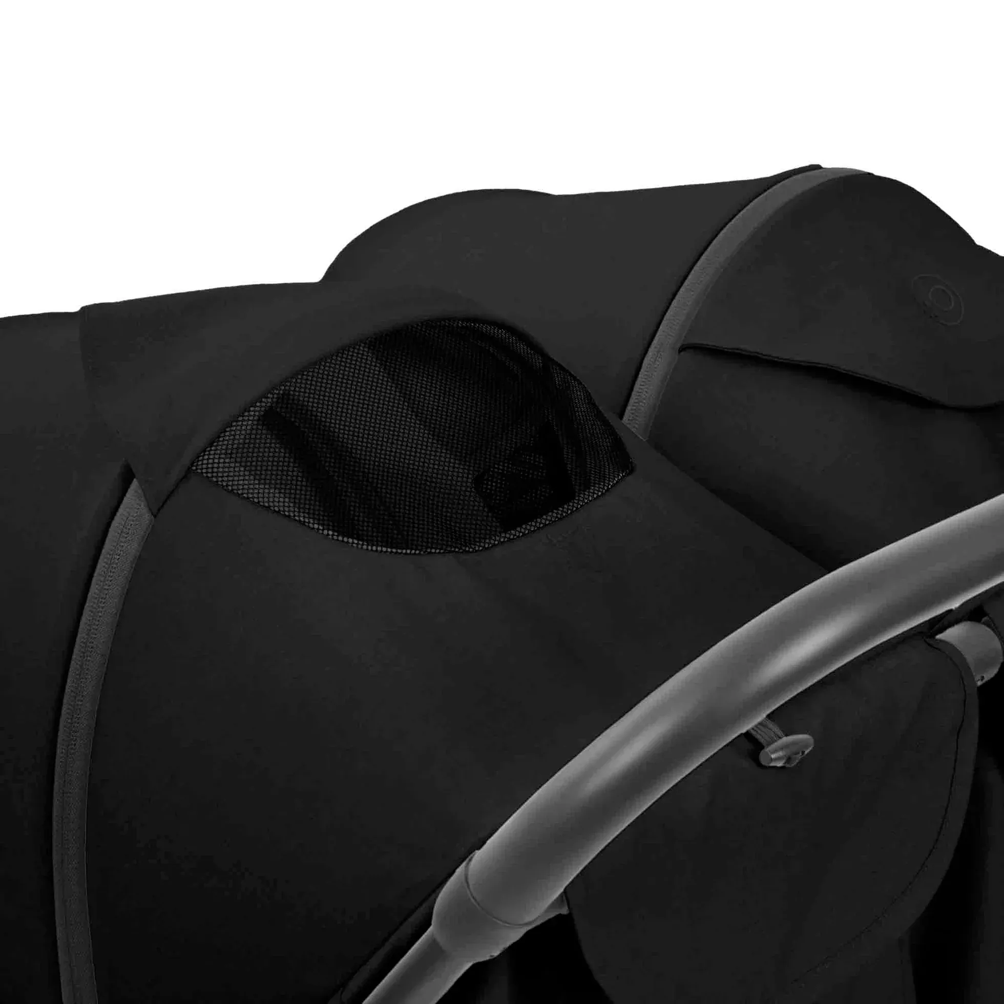 Ickle Bubba Aries Double Max Autofold Stroller - Black - Image 9