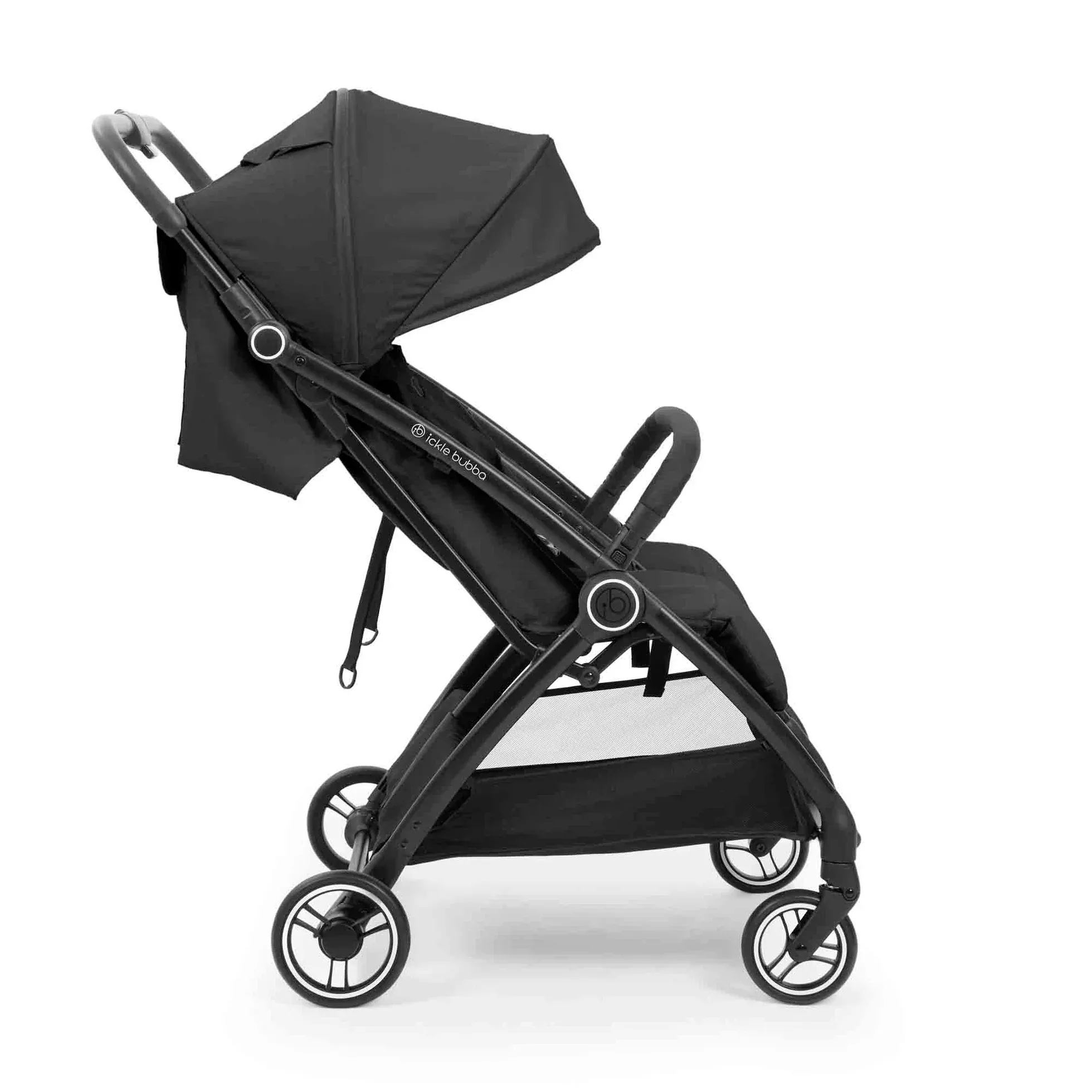 Ickle Bubba Aries Double Max Autofold Stroller - Graphite Grey - Image 2