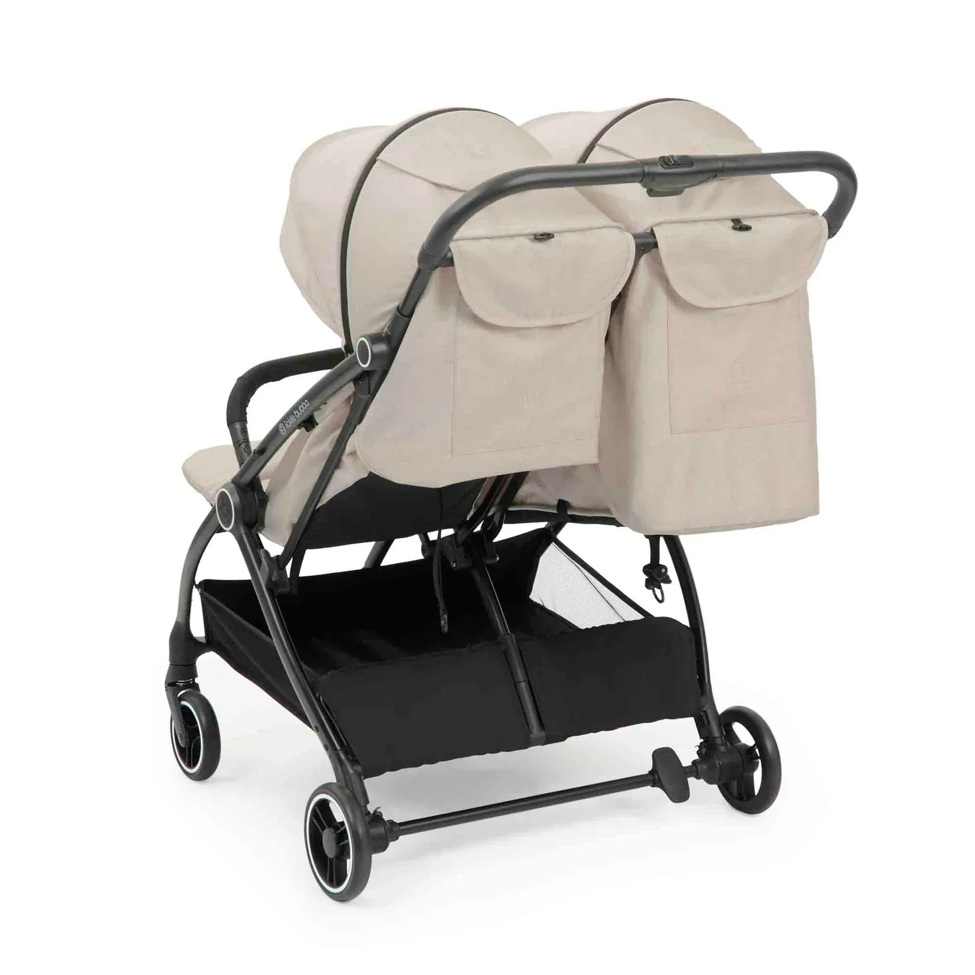 Ickle Bubba Aries Double Max Autofold Stroller - Stone - Image 6
