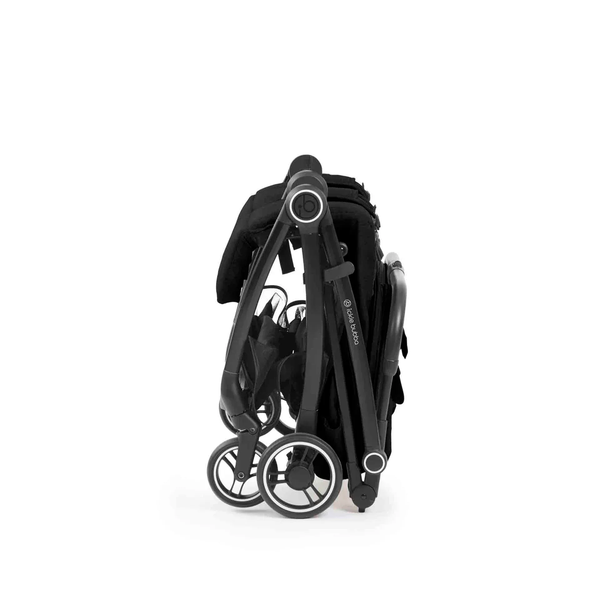 Ickle Bubba Aries Double Prime Autofold Stroller - Black - Image 17