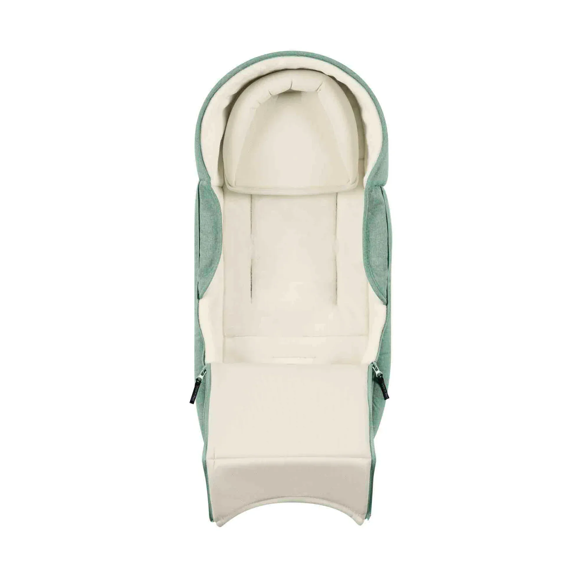 Ickle Bubba Aries Double Prime Autofold Stroller - Sage Green - Image 11