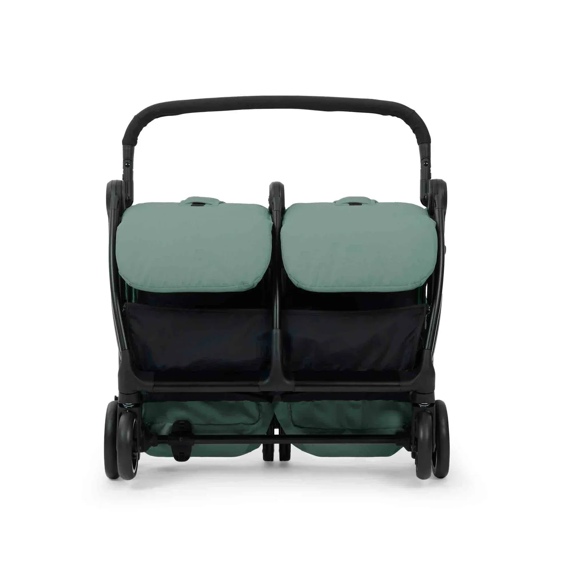 Ickle Bubba Aries Double Prime Autofold Stroller - Sage Green - Image 16