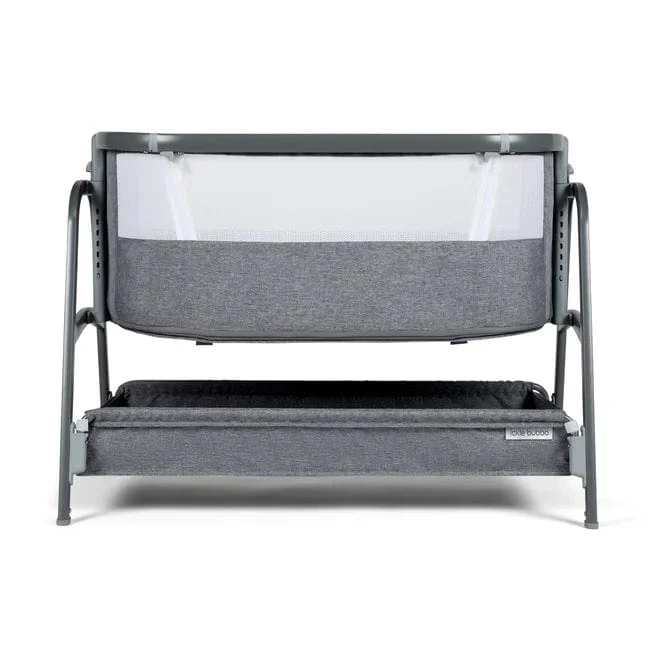 Ickle Bubba Bubba&Me Bedside Crib - Space Grey - Image 3