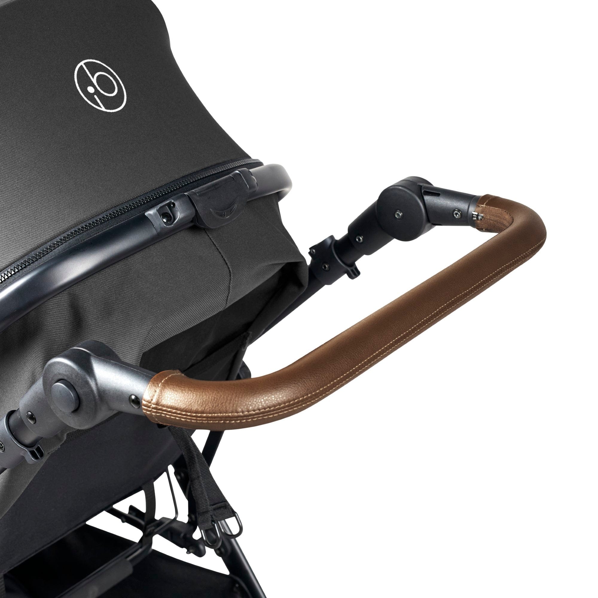 Ickle Bubba Cosmo 6 Piece Pram - Black / Graphite Grey / Tan - Image 11