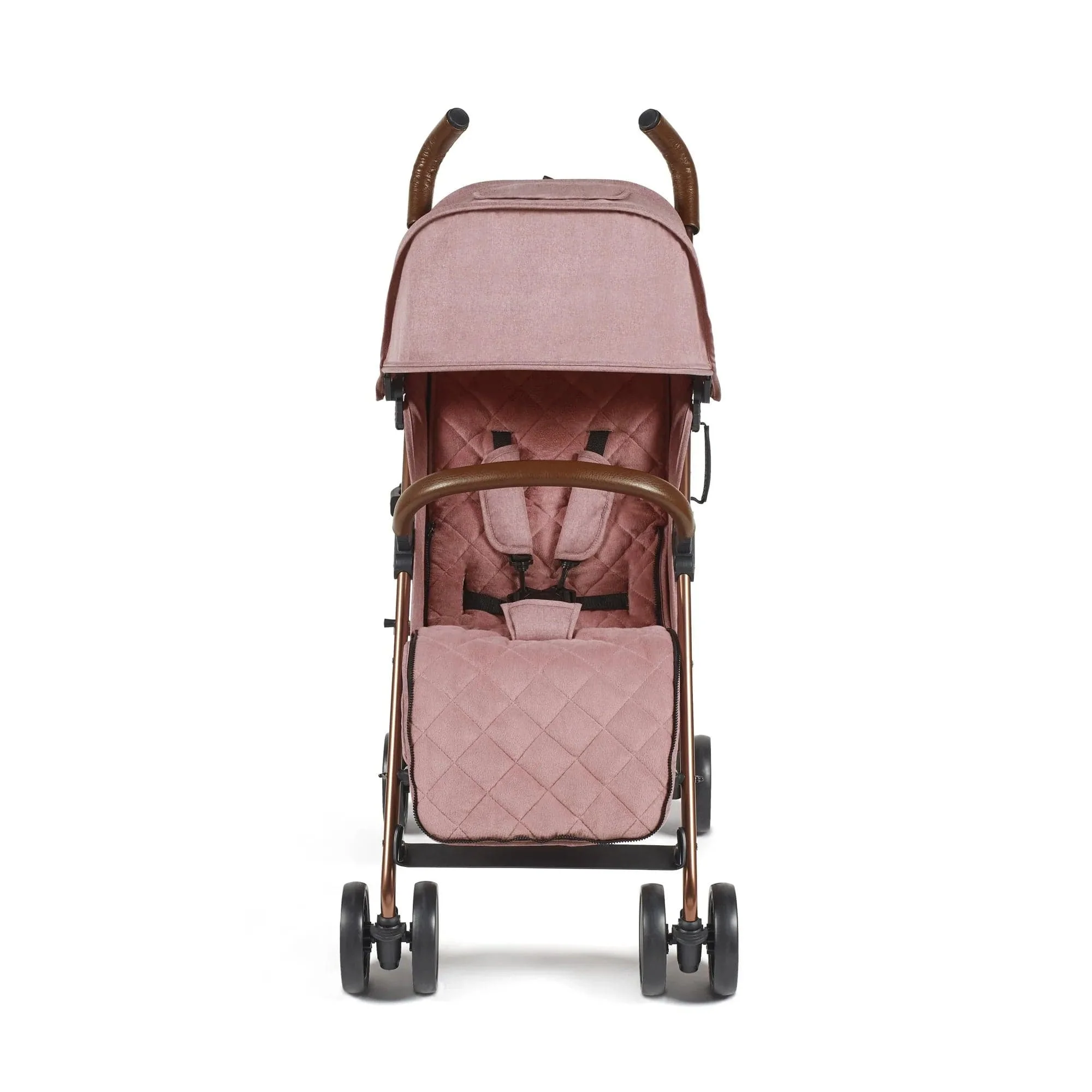 Ickle Bubba Discovery Stroller, Max Bundle - Rose Gold / Dusky Pink / Tan - Image 3
