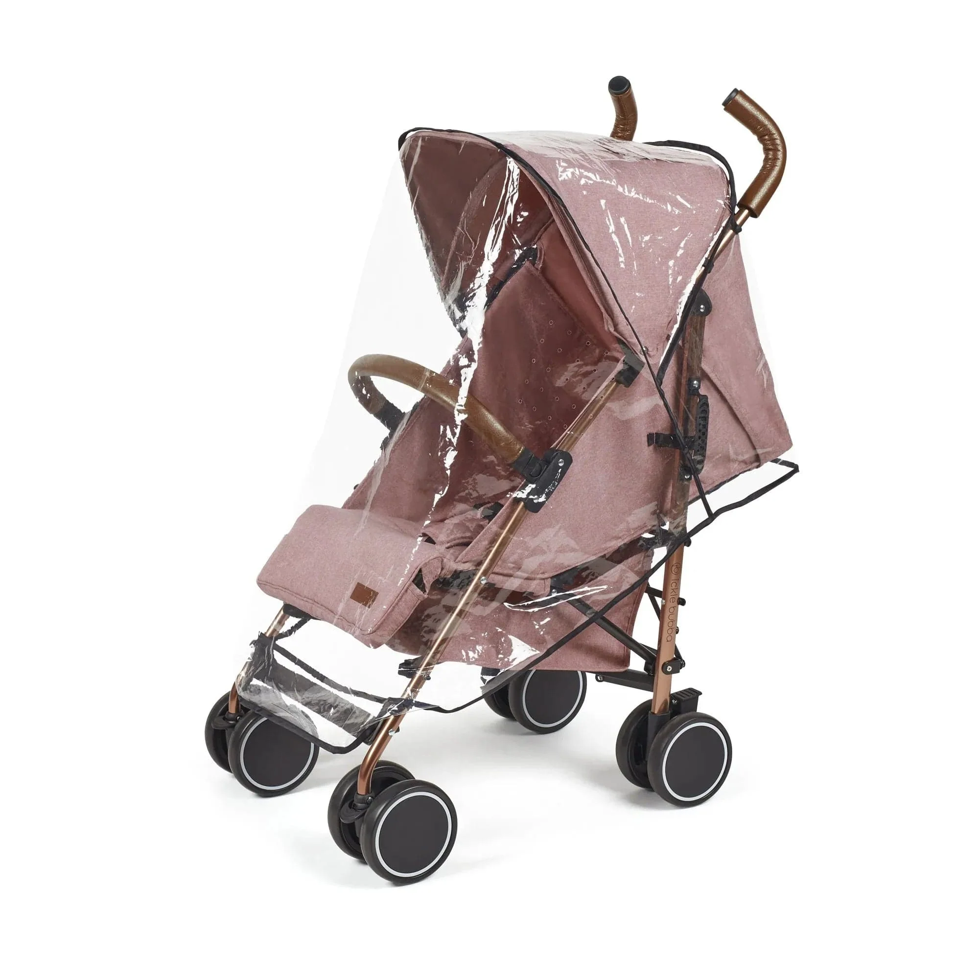 Ickle Bubba Discovery Stroller, Max Bundle - Rose Gold / Dusky Pink / Tan - Image 5