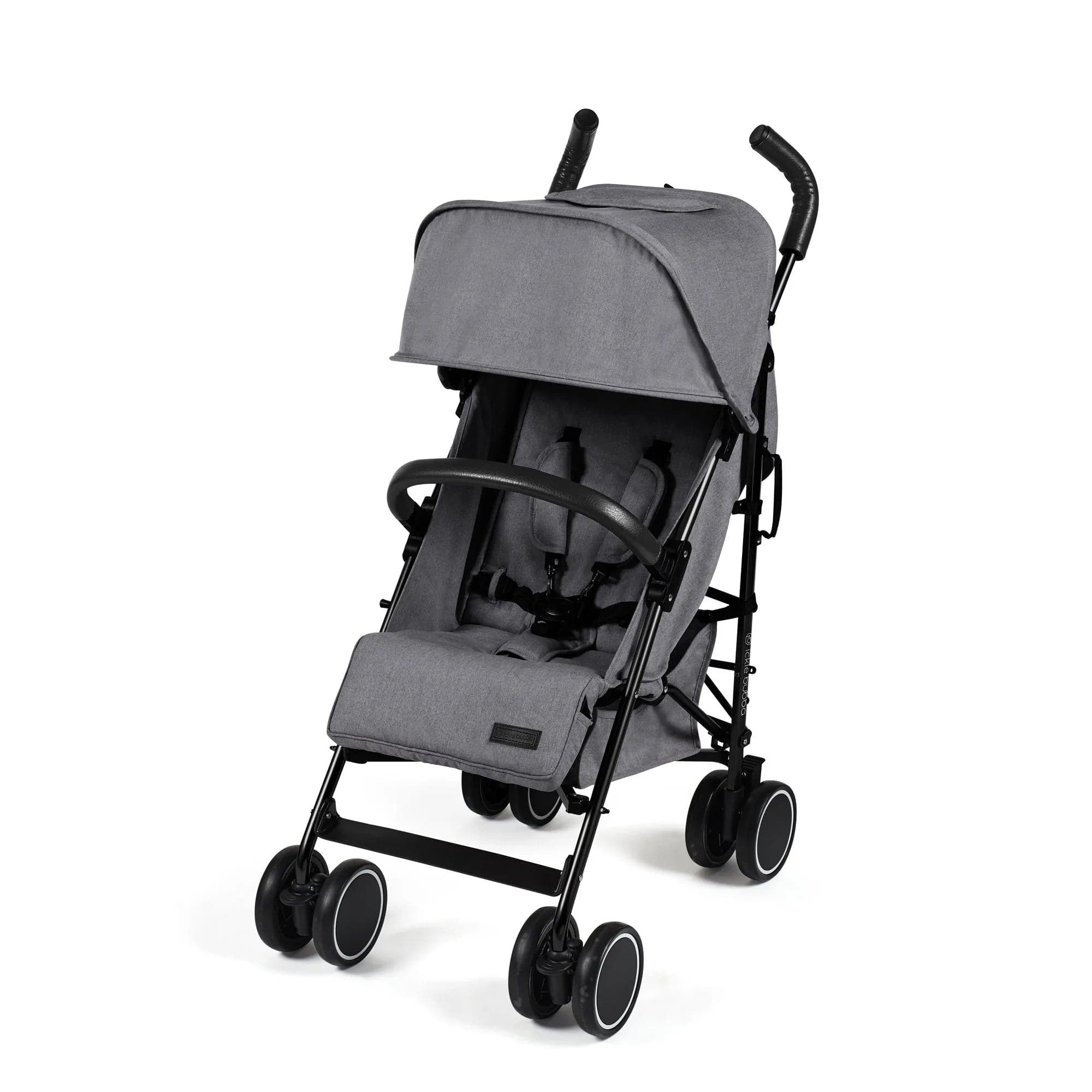 Ickle Bubba Discovery Stroller, Prime Bundle - Matt Black / Graphite Grey / Black - Image 4