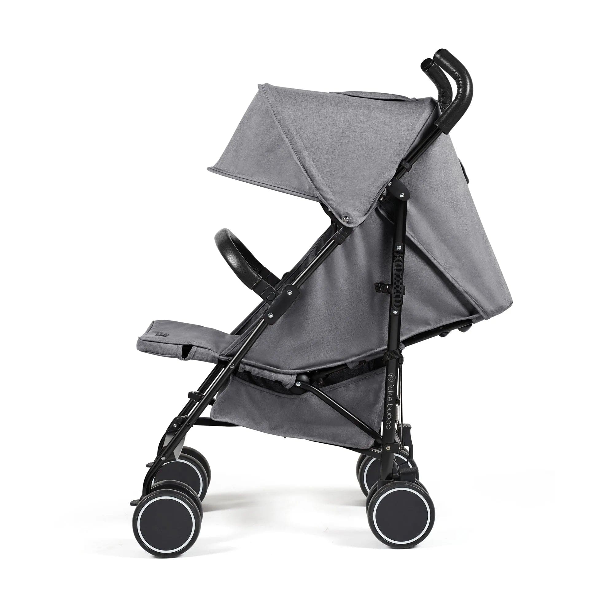Ickle Bubba Discovery Stroller, Prime Bundle - Matt Black / Graphite Grey / Black - Image 6