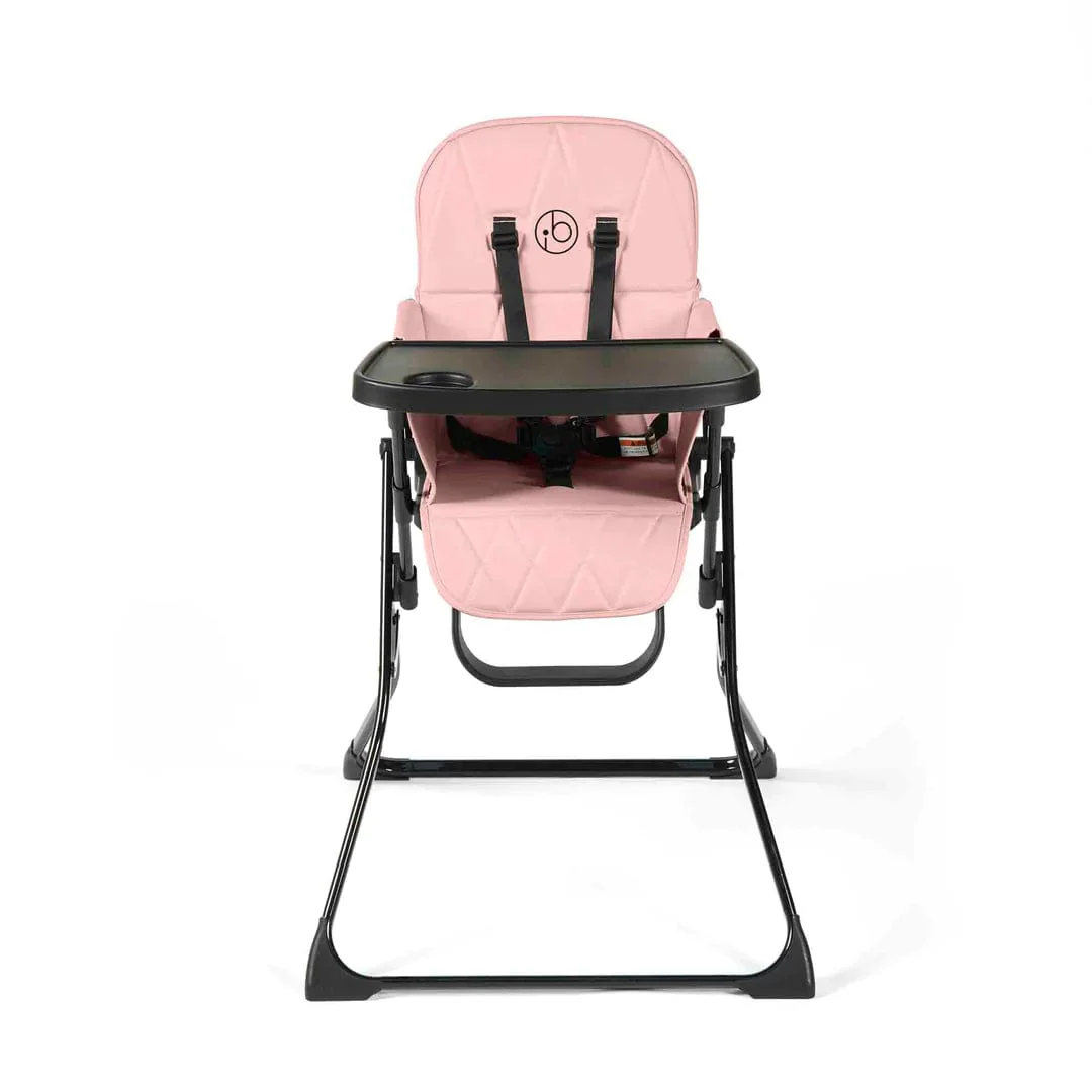 Ickle Bubba Flip Magic Fold Highchair - Blush Pink - Image 2