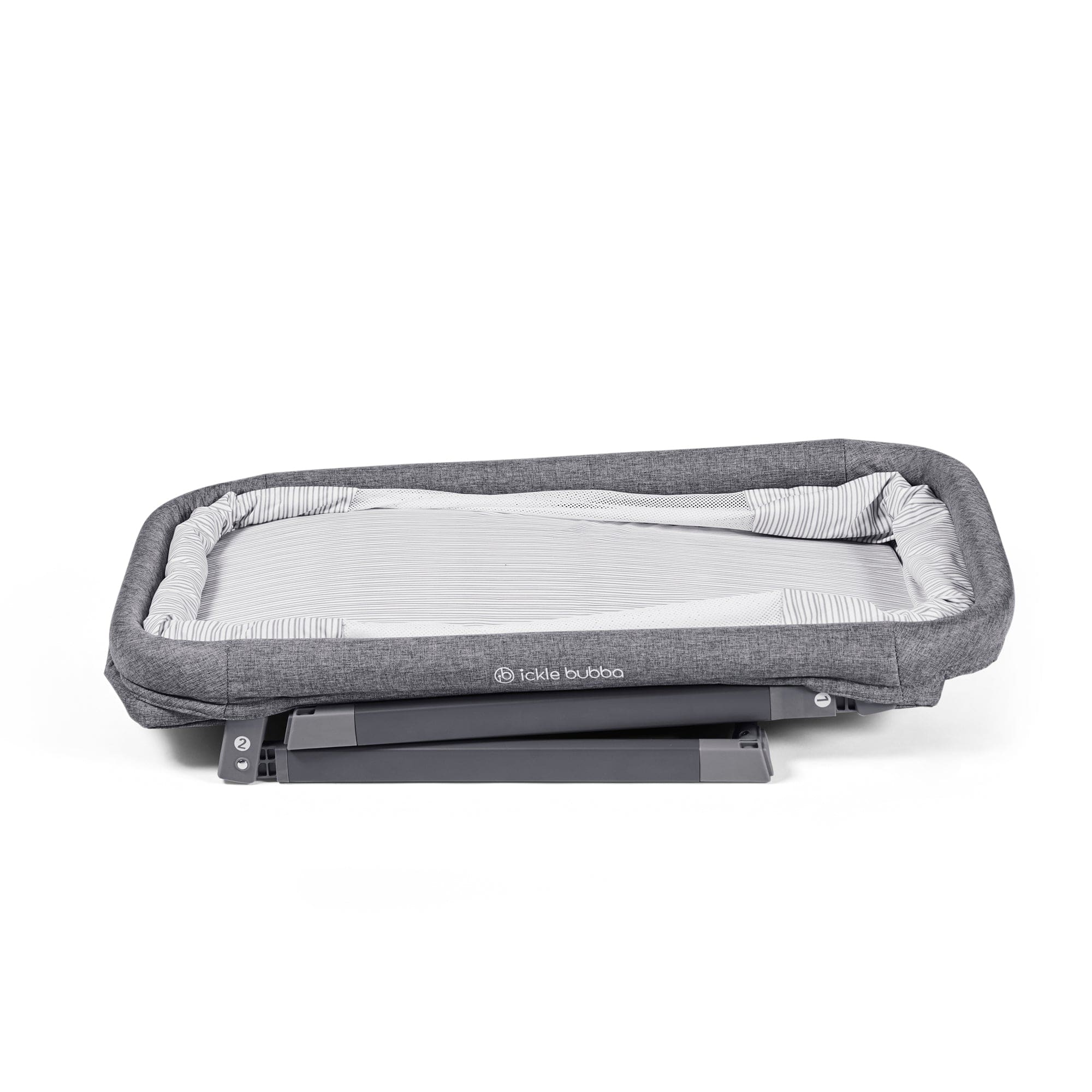 Ickle Bubba Mini Rocker Crib - Space Grey - Image 5