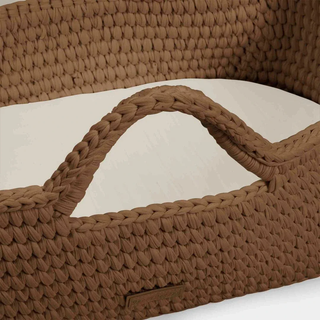Ickle Bubba Nova Moses Basket & Stand - Mocha / Pine - Image 6