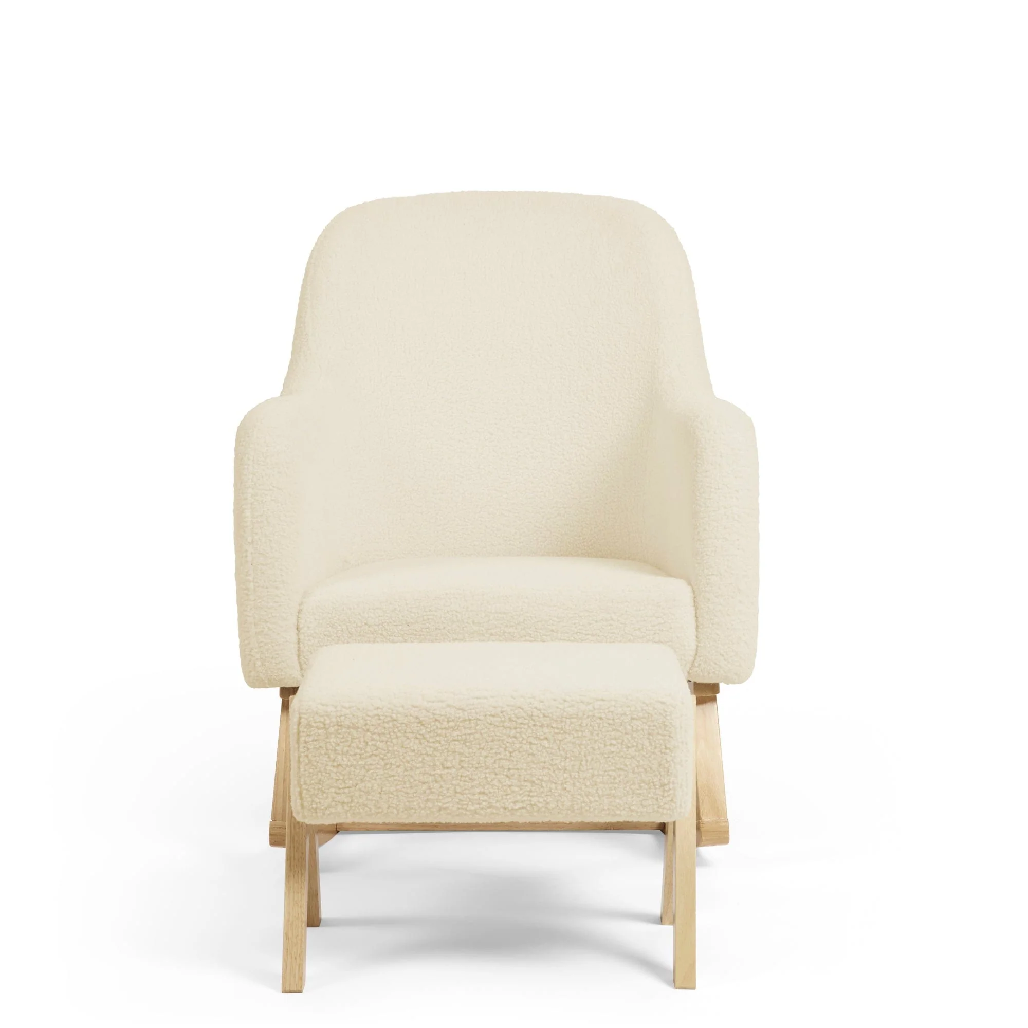 Ickle Bubba Roxby Nursery Chair & Stool - Cloud - Image 2