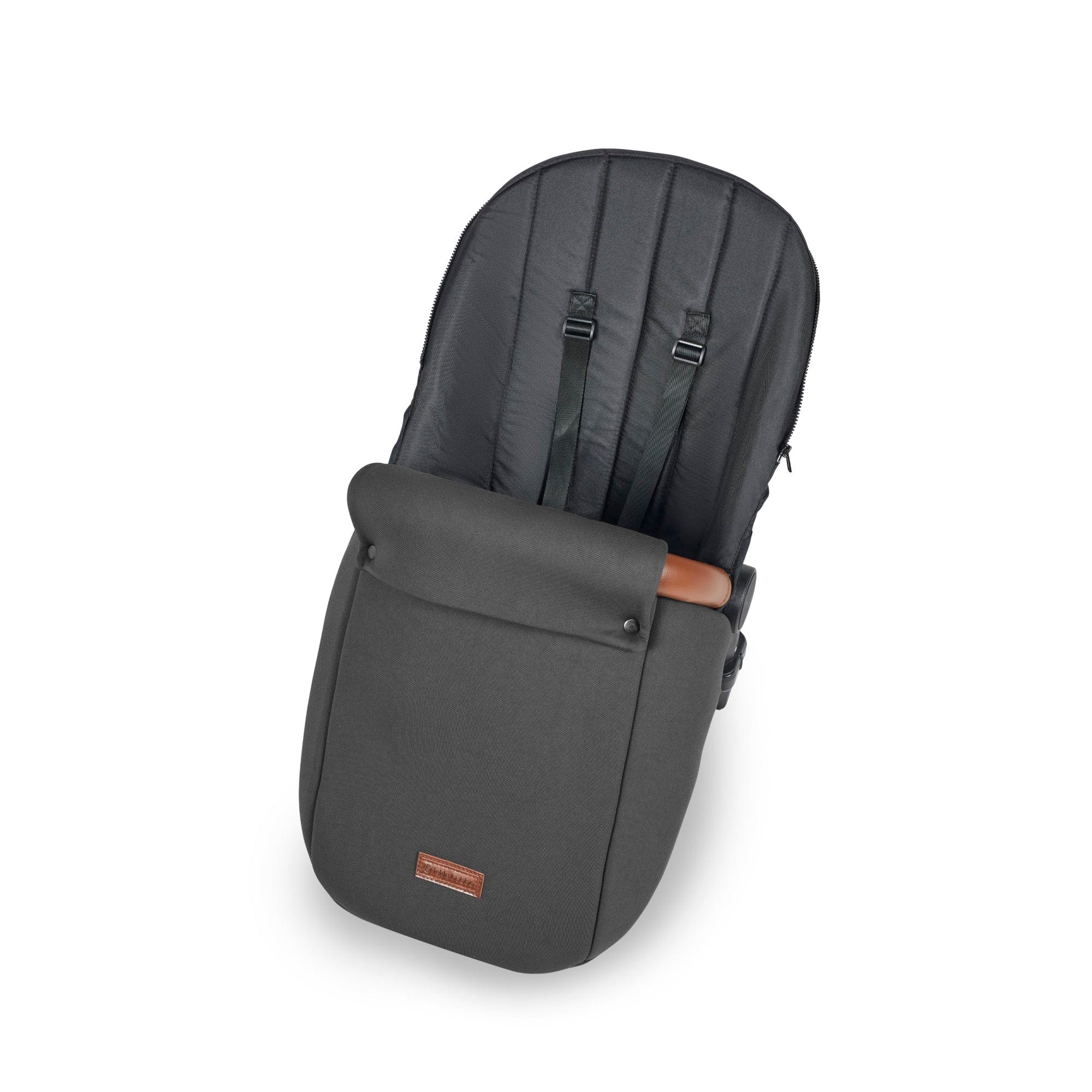Ickle Bubba Stomp Luxe 12 Piece Travel system with i-Size Nimbus Car Seat & Spin ISOFIX Base - Black / Charcoal Grey / Tan - Image 20