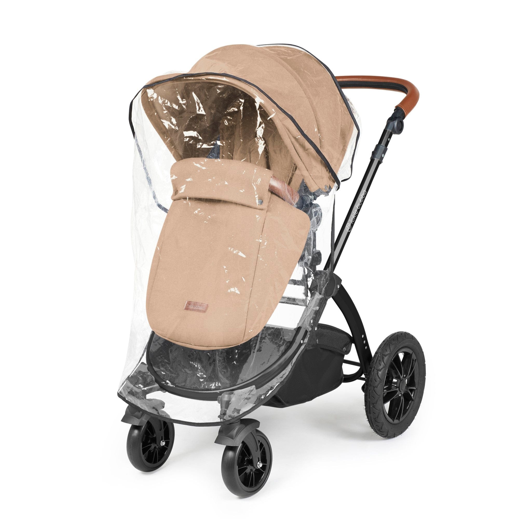 Ickle Bubba Stomp Luxe 12 Piece Travel System with i-Size Nimbus Car Seat & Spin ISOFIX Base - Black / Desert / Tan - Image 15
