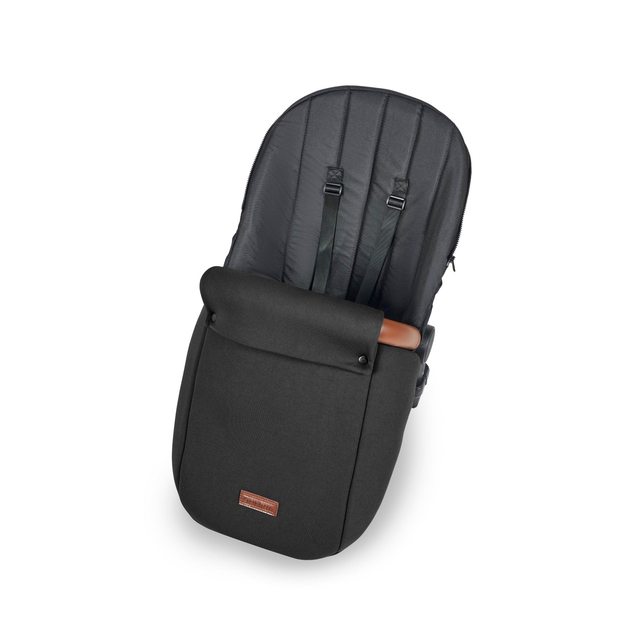Ickle Bubba Stomp Luxe 12 Piece Travel System with i-Size Nimbus Car Seat & Spin ISOFIX Base - Black / Midnight / Tan - Image 20