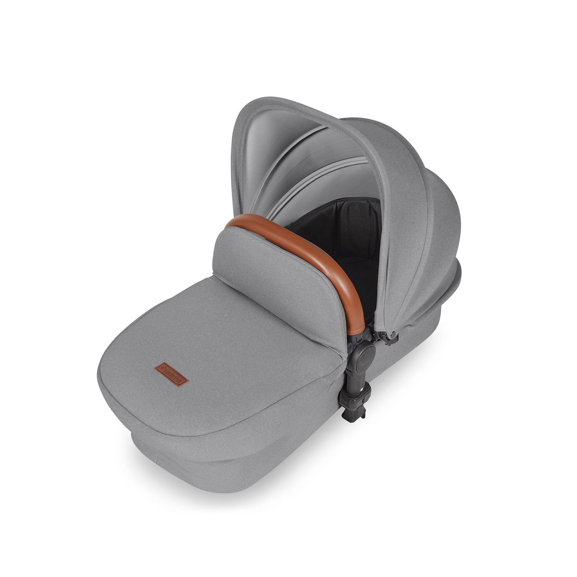 Ickle Bubba Stomp Luxe 12 Piece Travel System with i-Size Nimbus Car Seat & Spin ISOFIX Base - Silver / Pearl Grey / Tan - Image 19