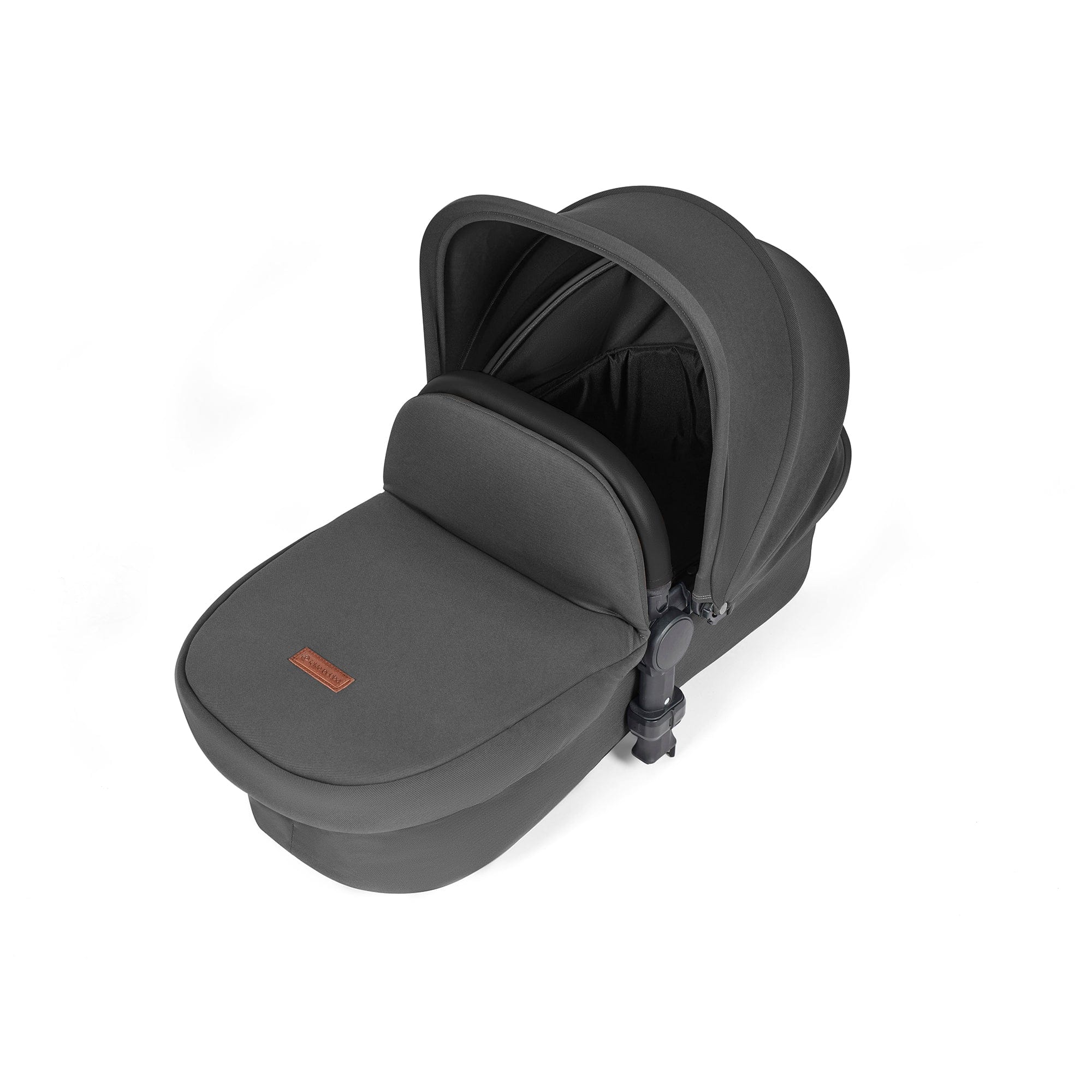 Ickle Bubba Stomp Luxe 9 Piece Pram - Black / Charcoal Grey / Black - Image 14