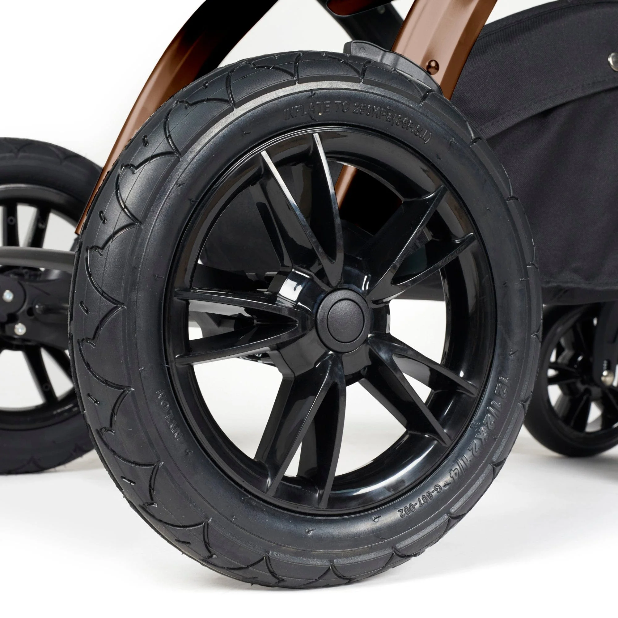 Ickle Bubba Stomp Luxe 9 Piece Pram - Bronze / Midnight / Black - Image 13