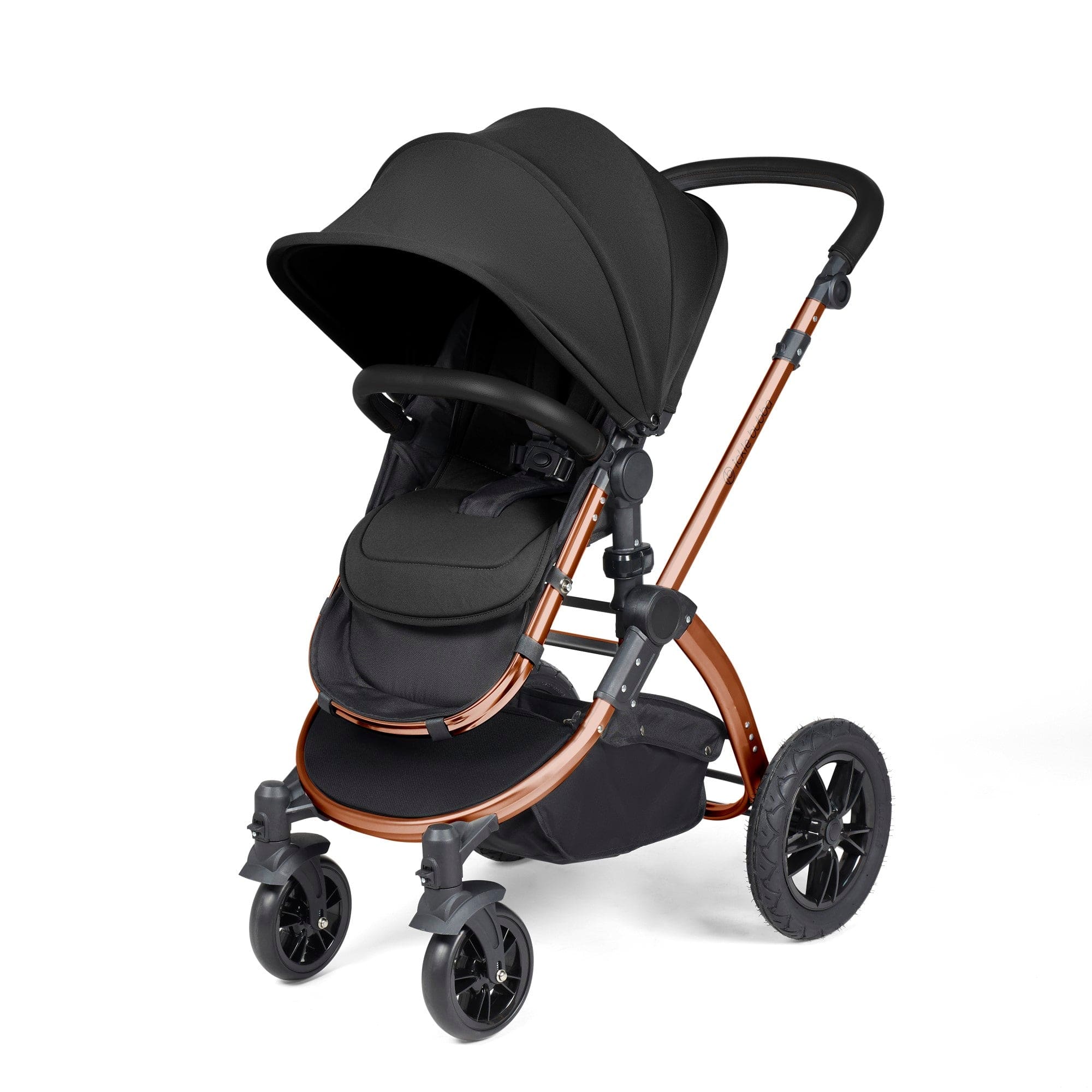 Ickle Bubba Stomp Luxe 9 Piece Pram - Bronze / Midnight / Black - Image 5