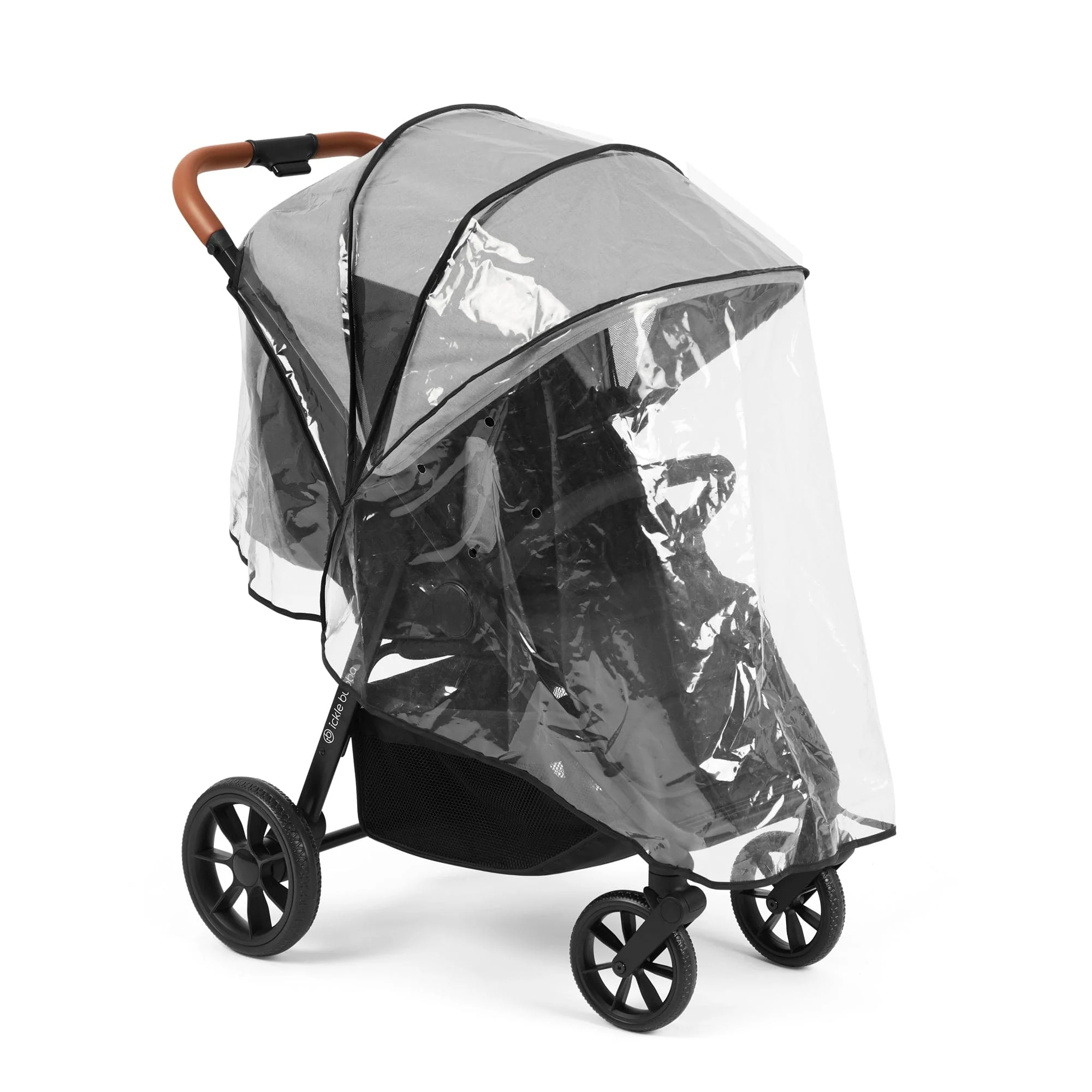 Ickle Bubba Stomp Stride Max Stroller - Pearl Grey - Image 12