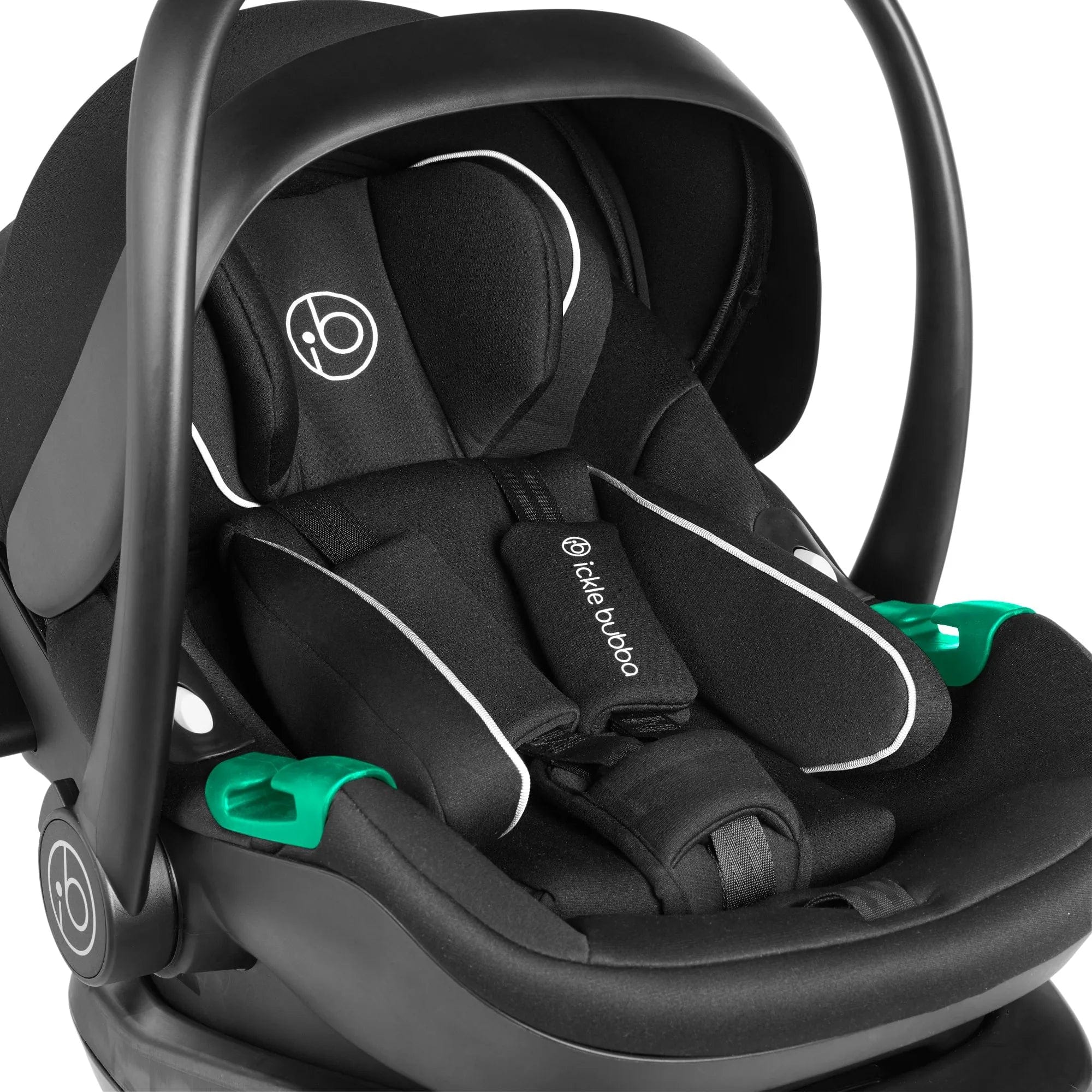 Ickle Bubba Stratus i-Size Car Seat and Isofix Base - Black - Image 13