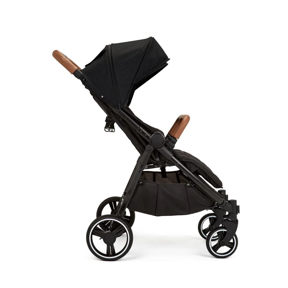 Ickle Bubba Venus Double Stroller - Black / Black / Tan - Image 11