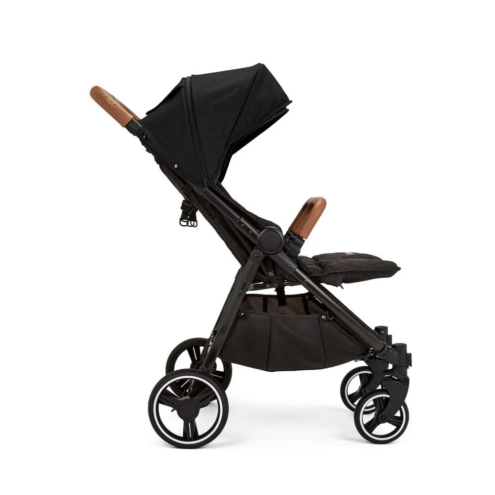 Ickle Bubba Venus Double Stroller - Black / Black / Tan - Image 15