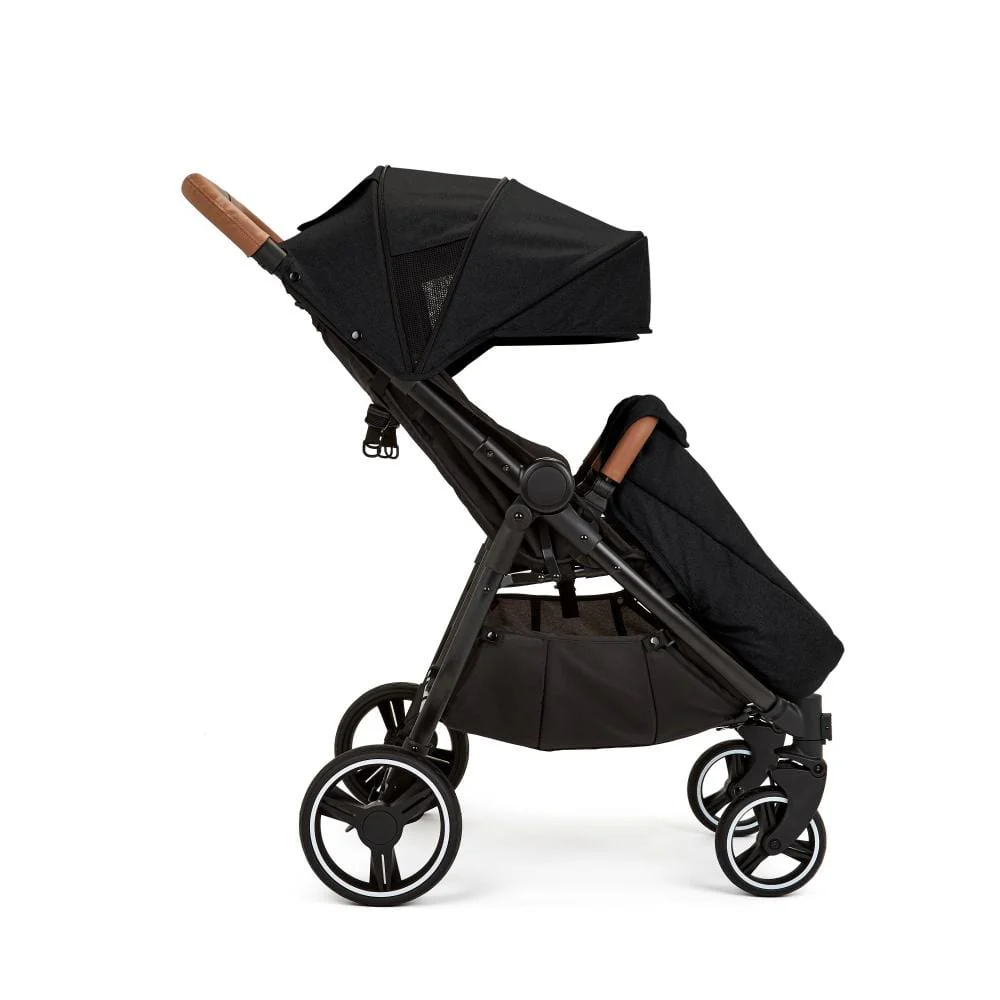 Ickle Bubba Venus Max Double Stroller Black / Black / Tan - Image 9