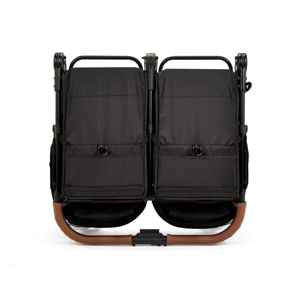 Ickle Bubba Venus Prime Double Stroller - Black Tan - Image 10