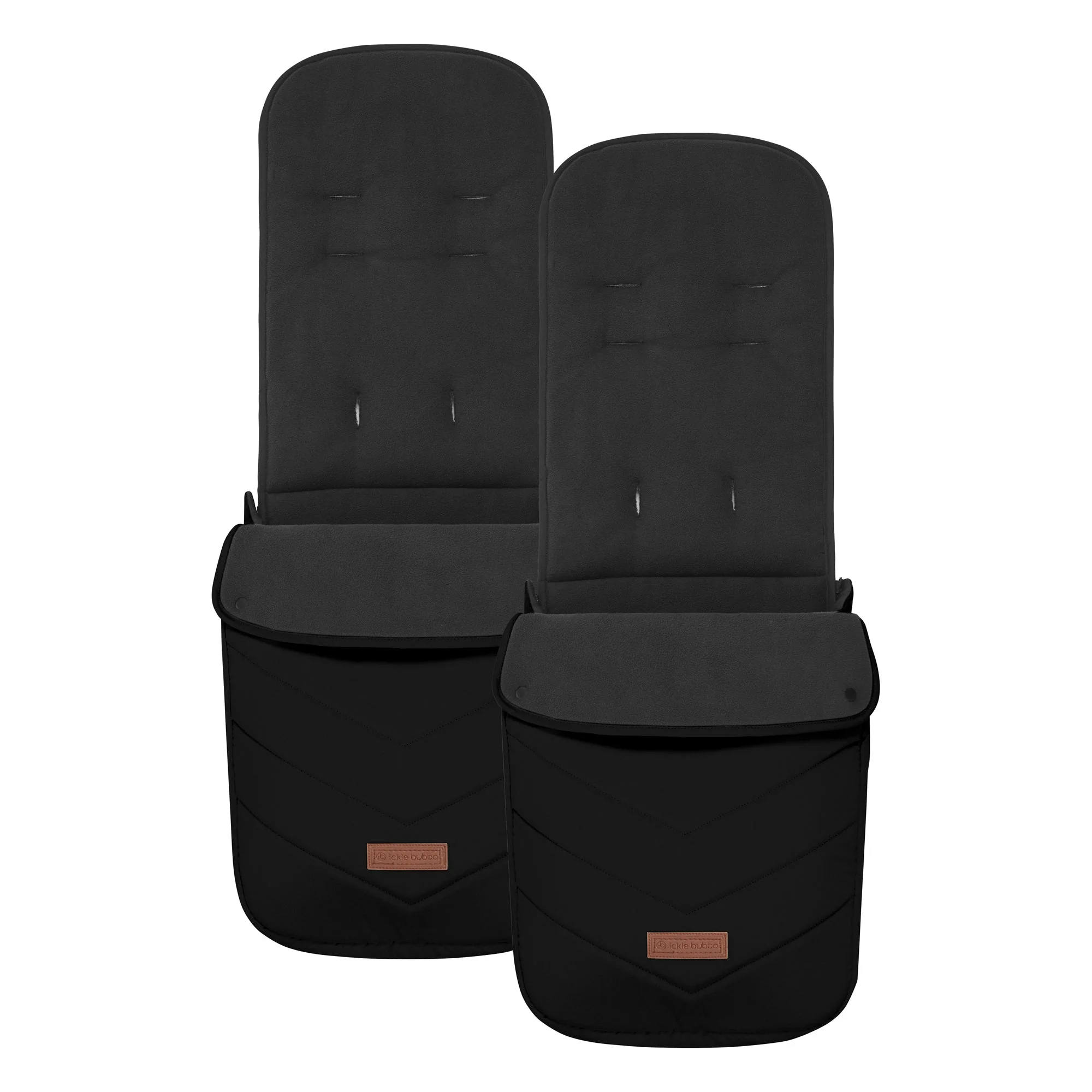 Ickle Bubba Virgo Growing Family 14 Piece Travel System with i-Size Cirrus Car Seat & ISOFIX Base - Black / Black / Tan - Image 13