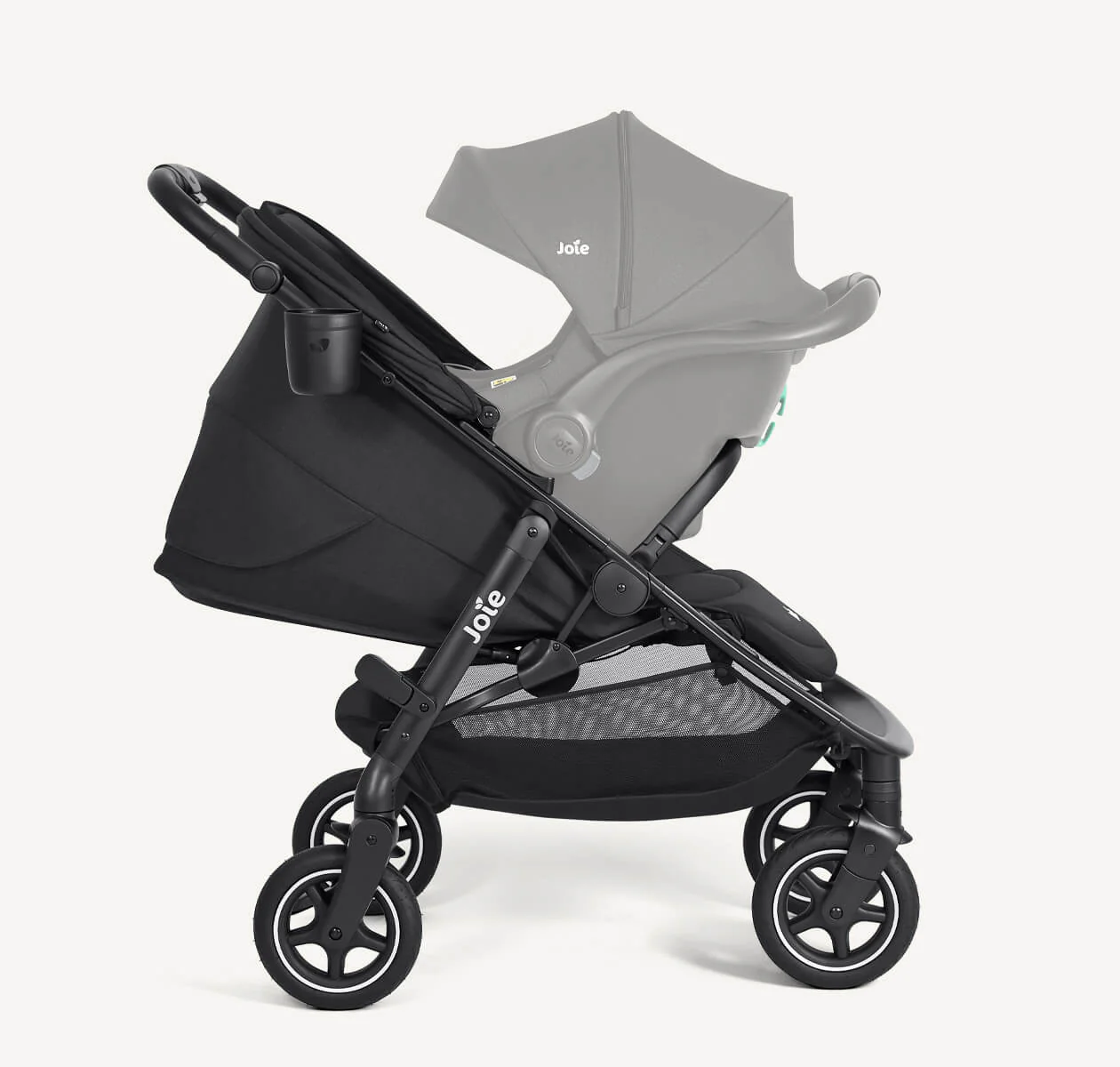 Joie MyDrift 360° Wheel Travel Stroller - Raven - Image 7