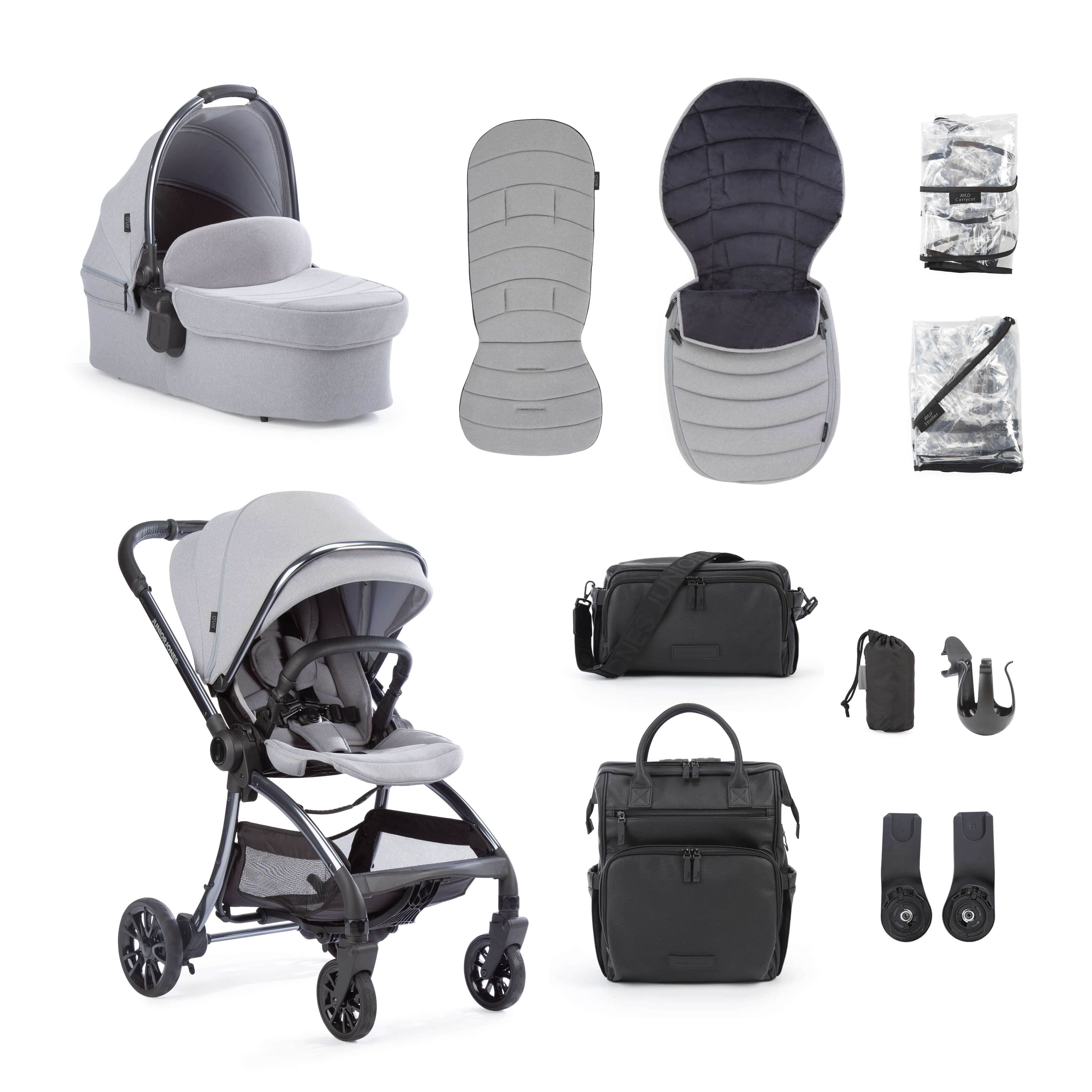 Junior Jones Aylo Luxury Bundle - Pebble Grey