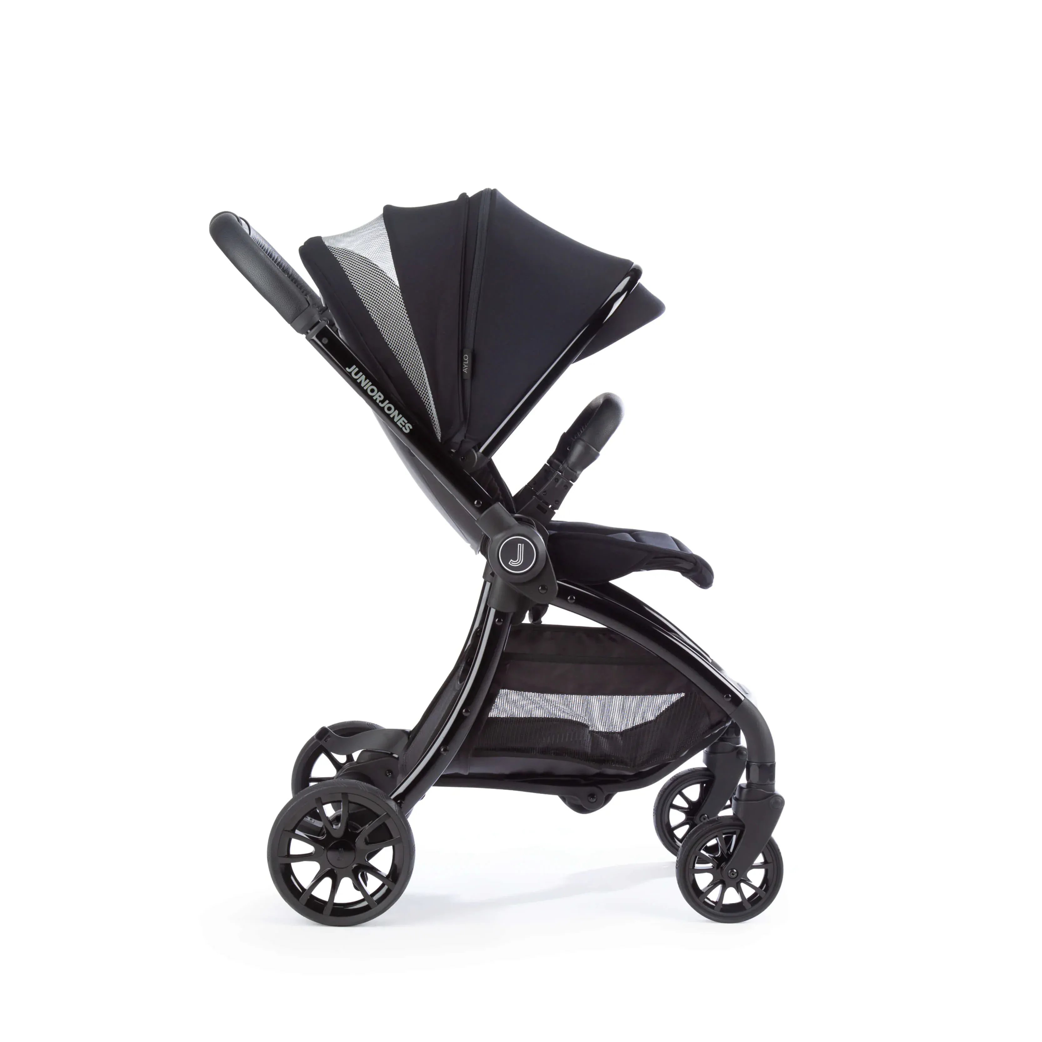 Junior Jones Aylo Stroller - Rich Black - Image 4