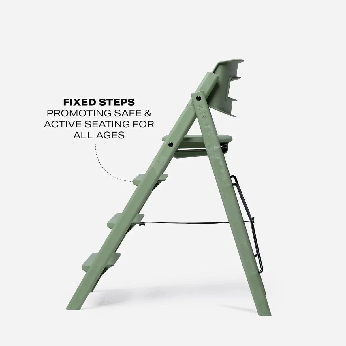 KAOS Klapp Highchair - Mineral Green - Image 3