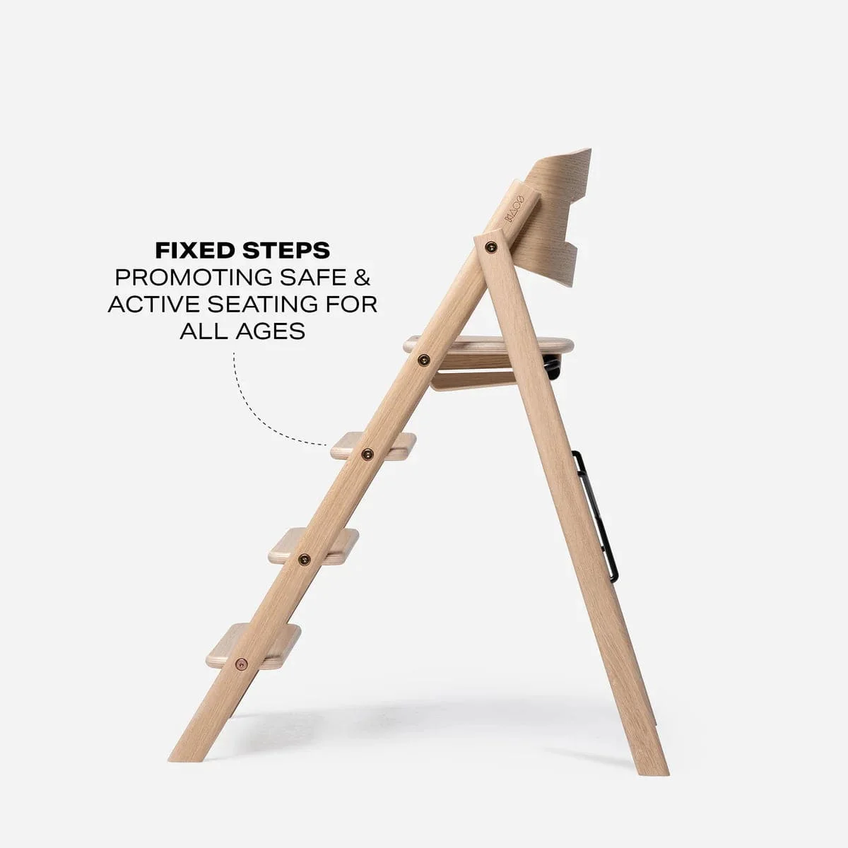 KAOS Klapp Highchair - Majestic Oak / Natural - Image 4