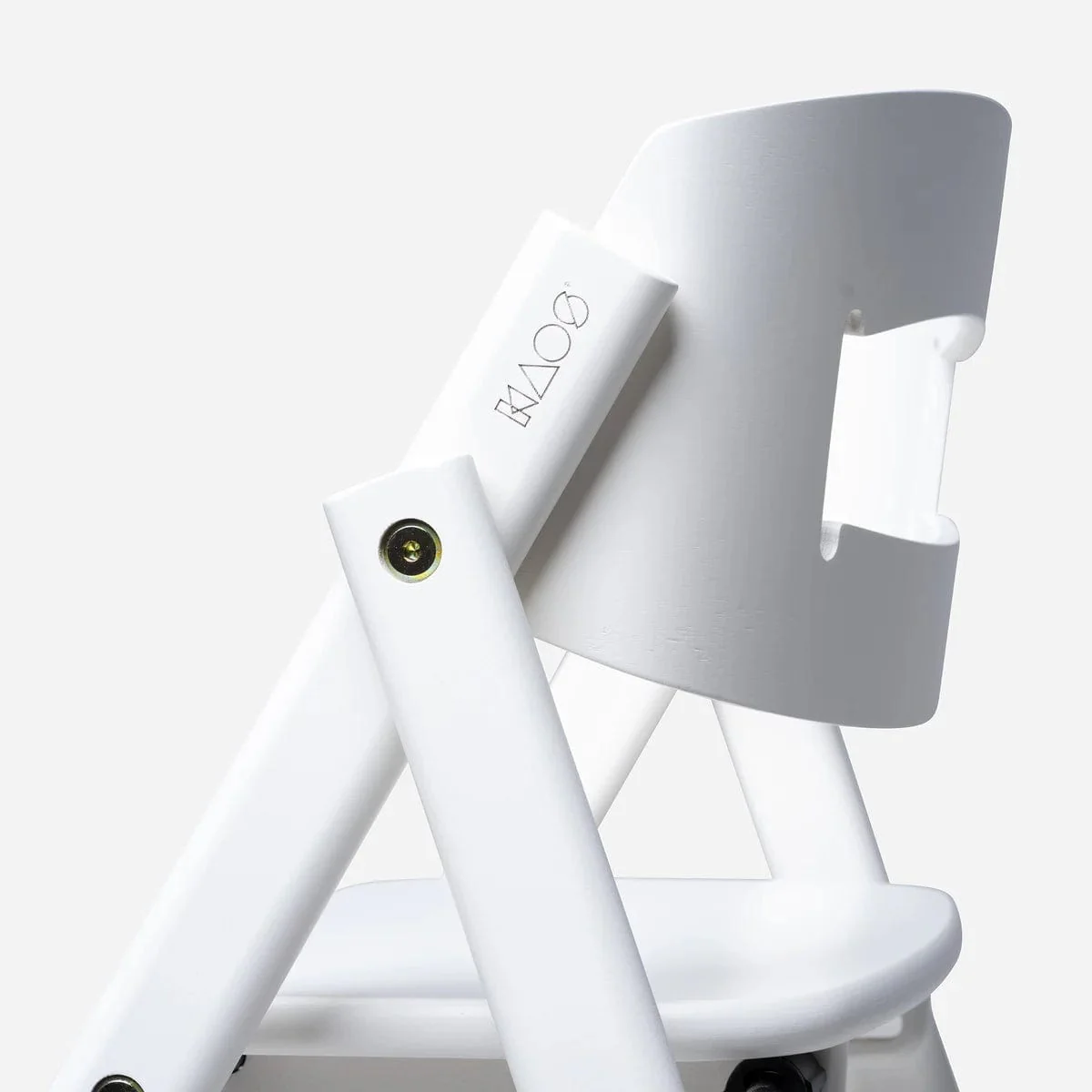 KAOS Klapp Highchair - Smooth Beech / White - Image 6