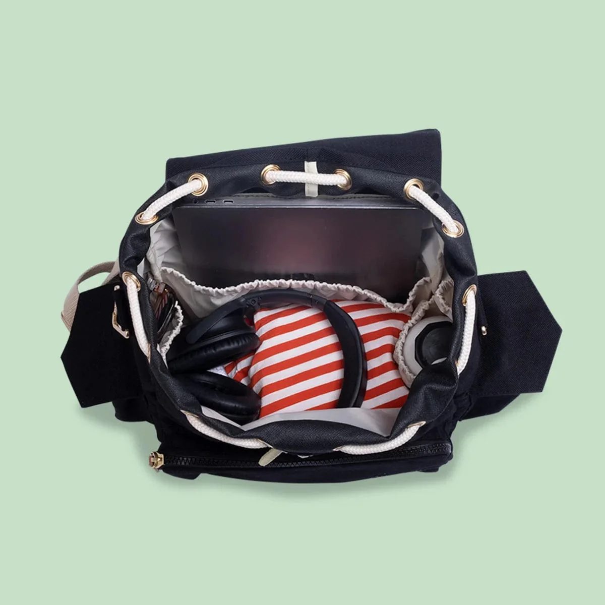 KAOS Ransel Changing Bag - Classic Black - Image 6