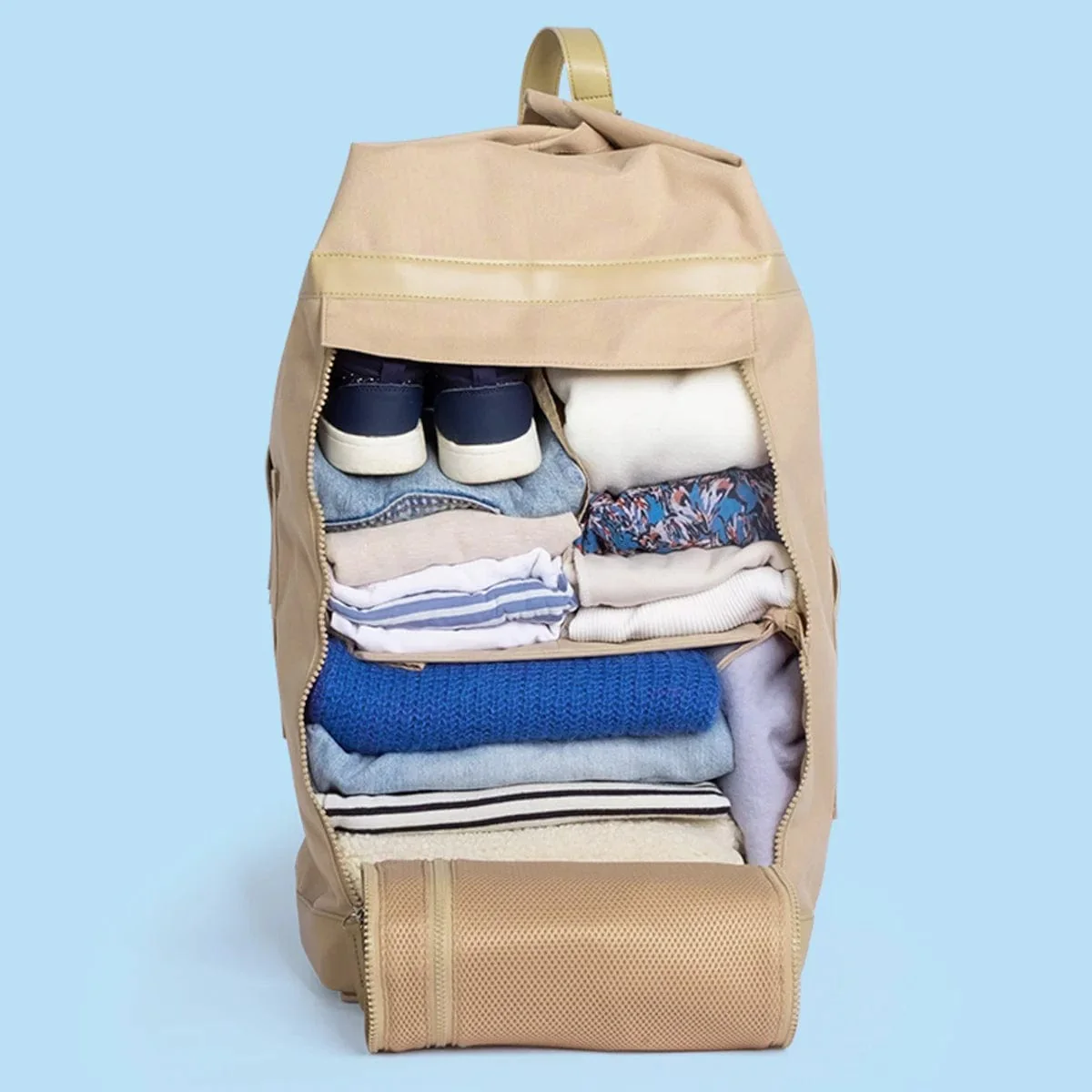 KAOS Ransel Weekend Bag - Beige - Image 7