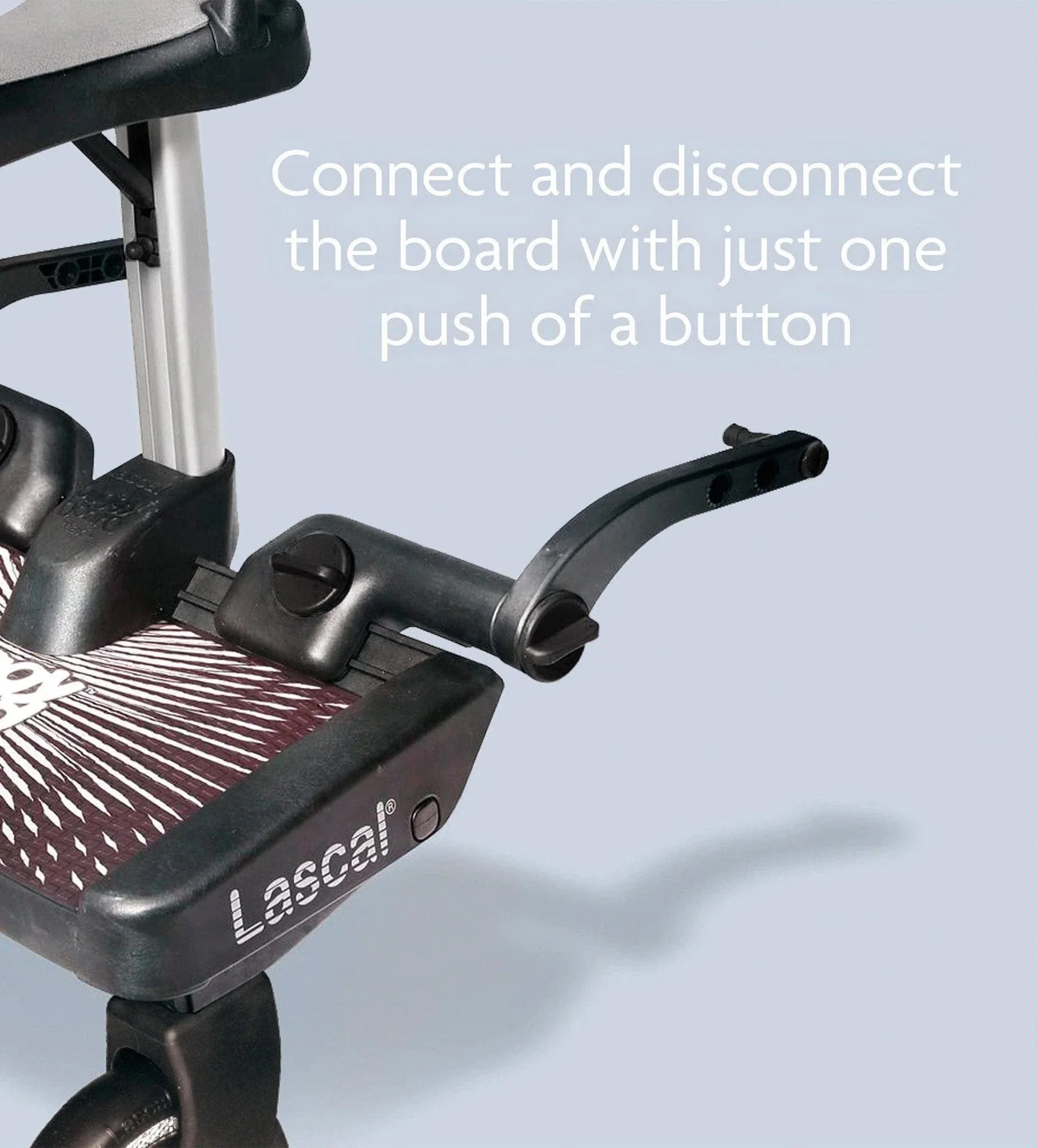 Lascal BuggyBoard Maxi Plus - Black / Grey Seat - Image 3