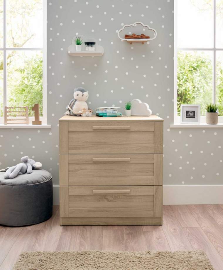 Mamas & Papas Atlas 4pc Furniture Set - Light Oak - Image 14