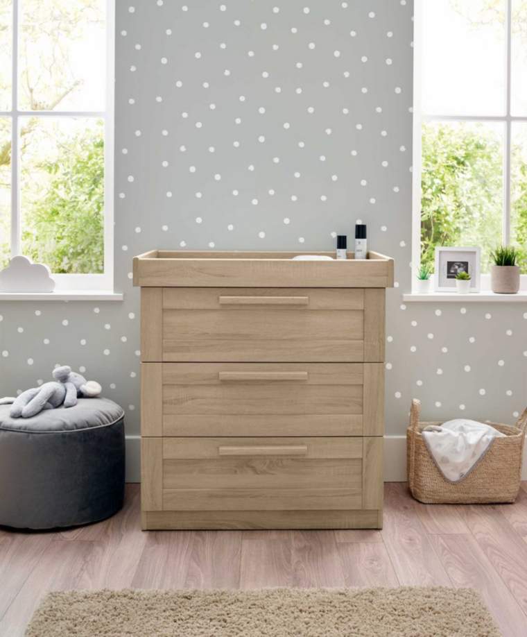 Mamas & Papas Atlas 4pc Furniture Set - Light Oak - Image 15