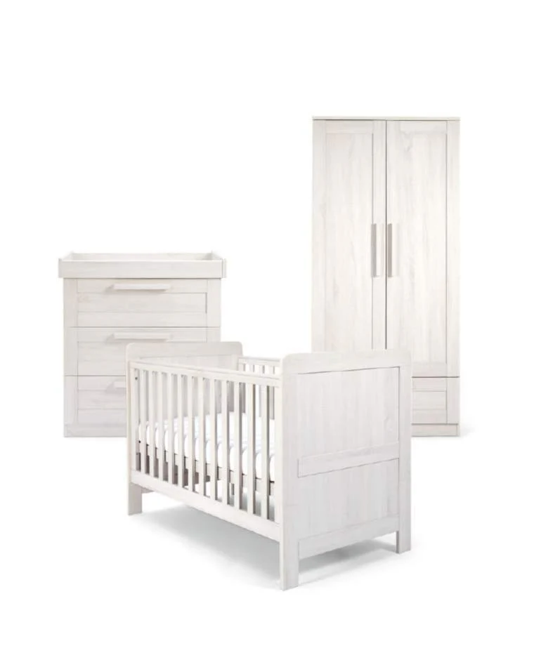 Mamas & Papas Atlas 4pc Furniture Set - Nimbus White - Image 3