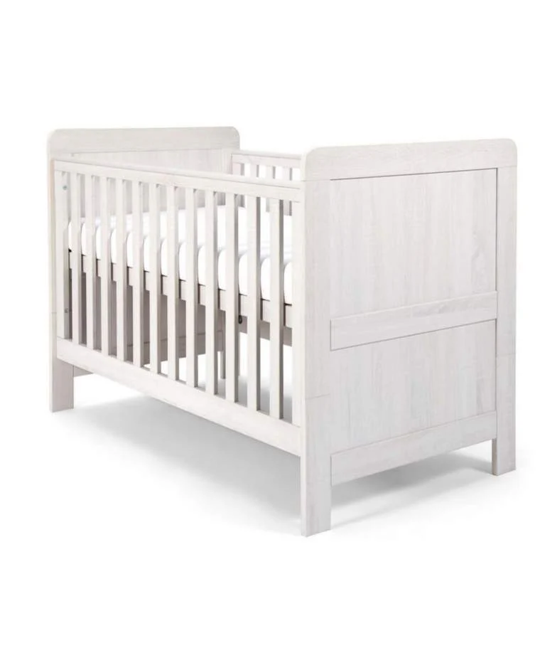 Mamas & Papas Atlas Cot / Toddler Bed - Nimbus White - Image 4