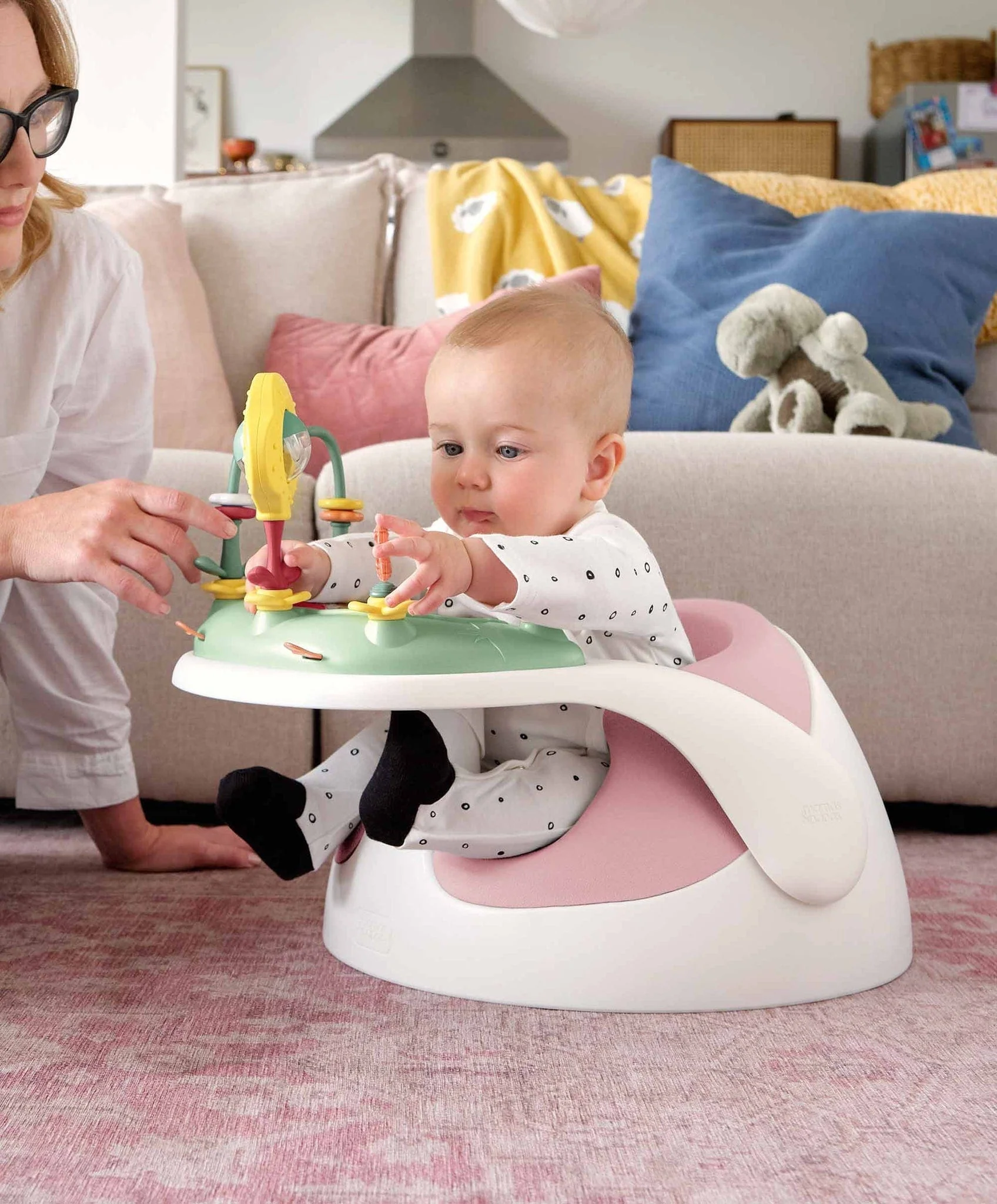 Mamas & Papas Baby Snug and Activity Tray - Blossom - Image 6