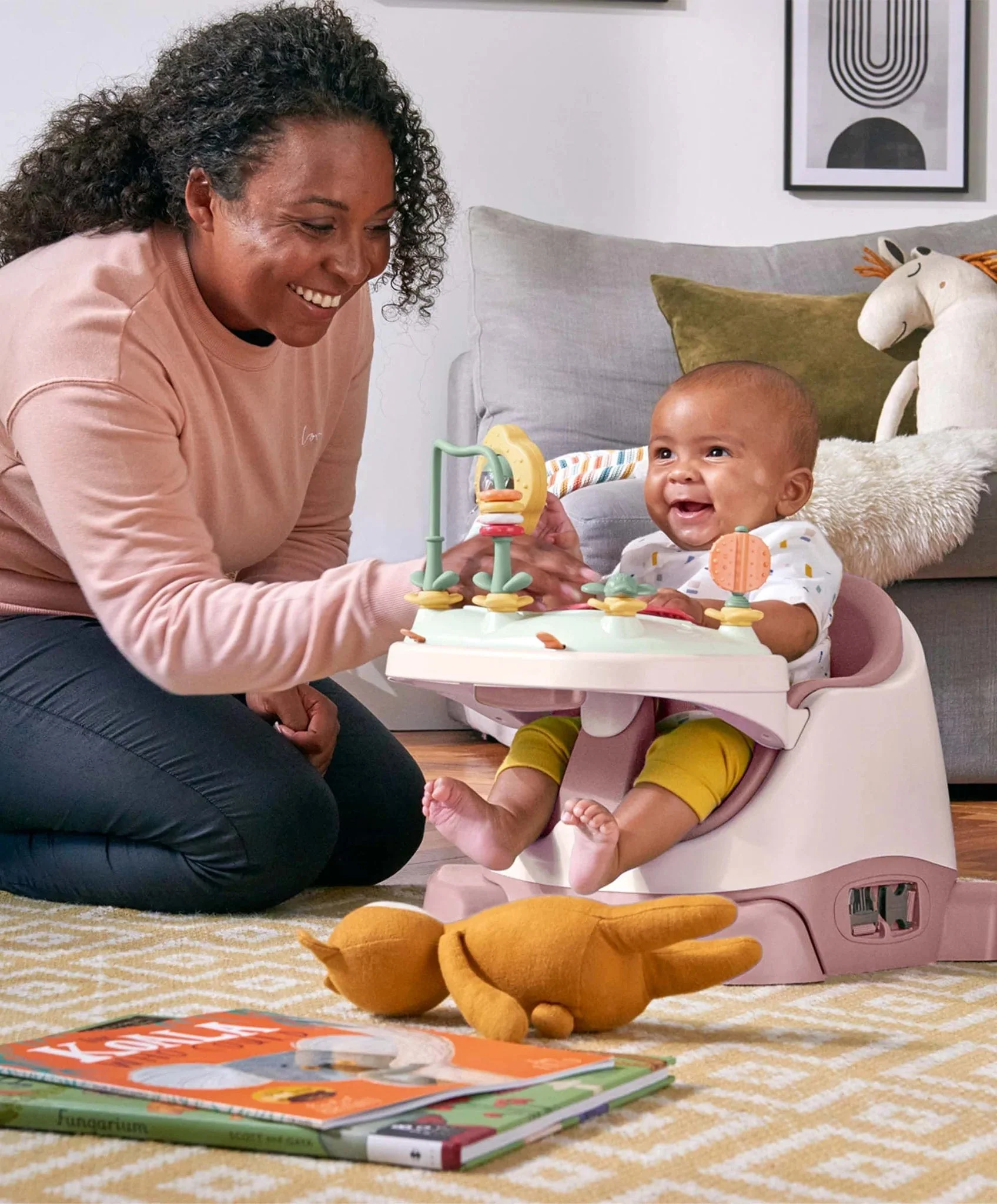 Mamas & Papas Baby Bug & Activity Tray - Blossom - Image 8