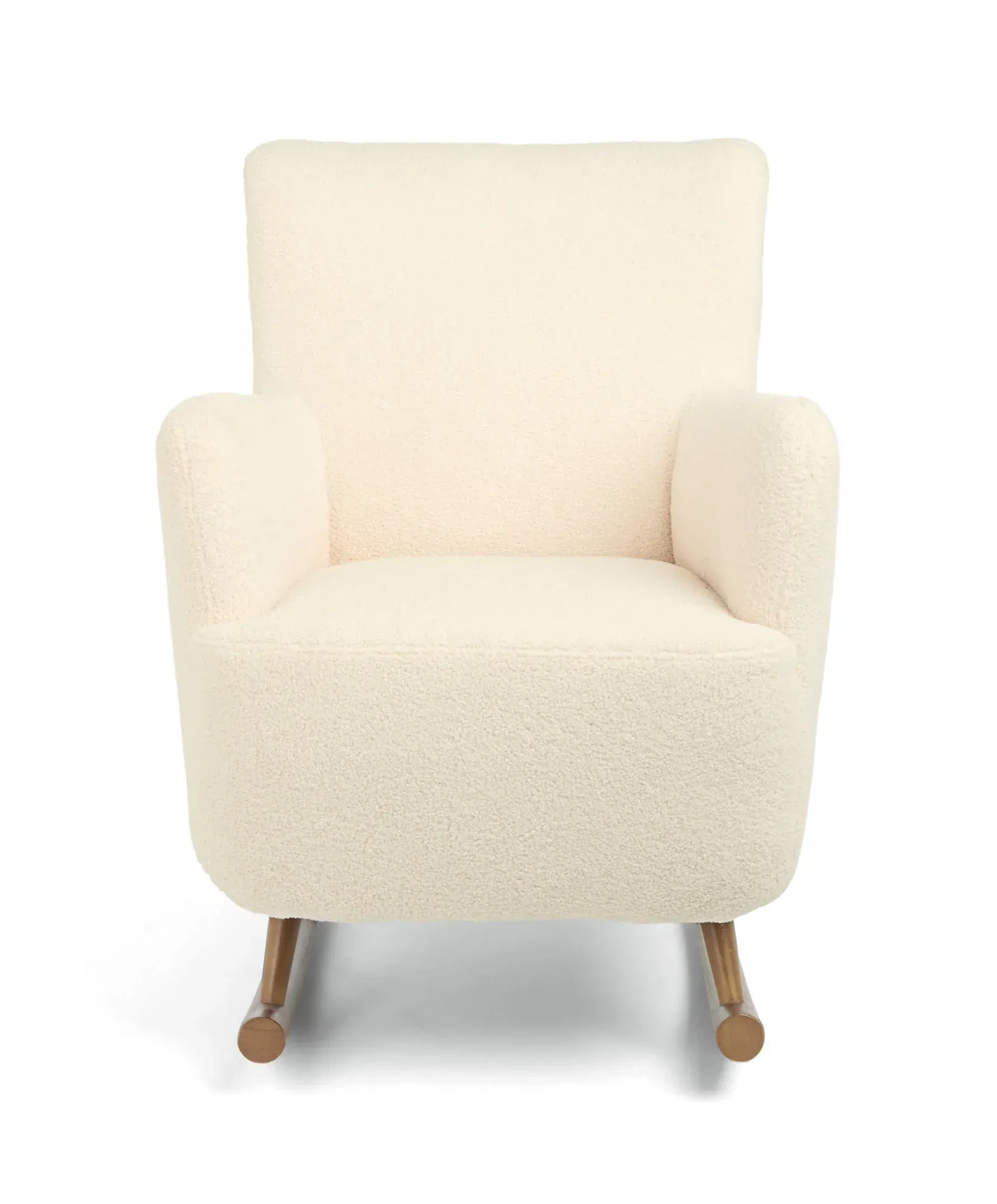 Mamas and Papas Elwood Nursing Chair & Stool - Off White Boucle Weave - Image 4